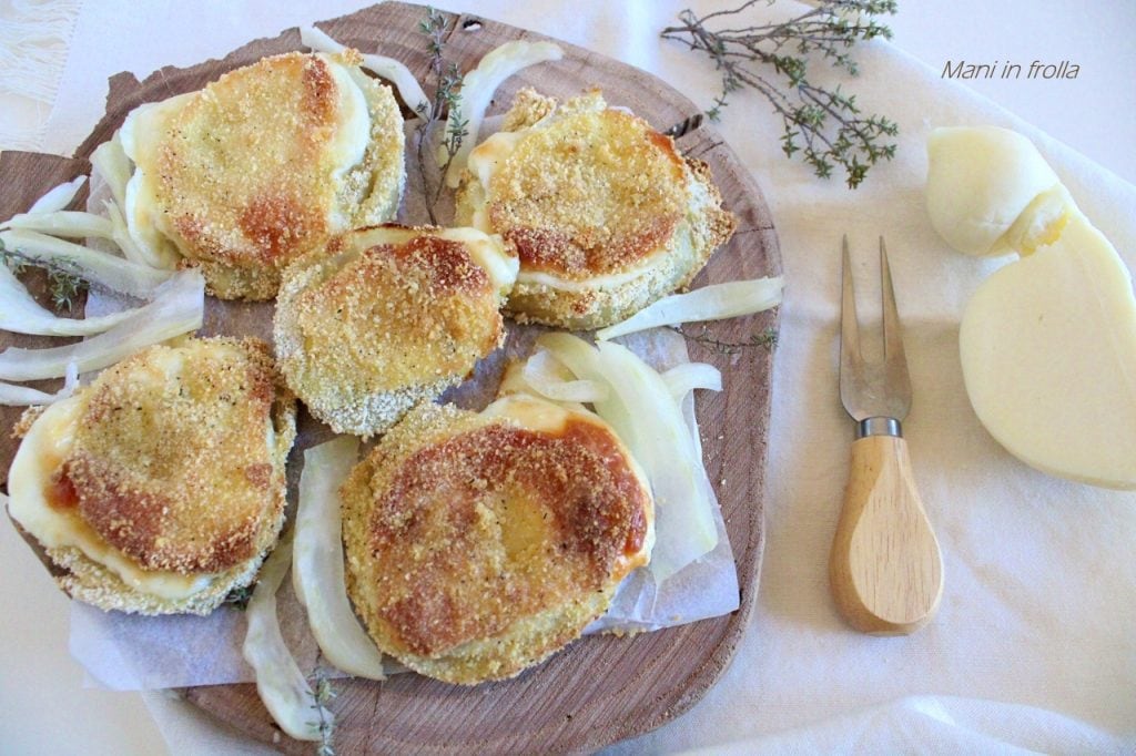 Côtelettes de Fenouil au Four avec Scamorza