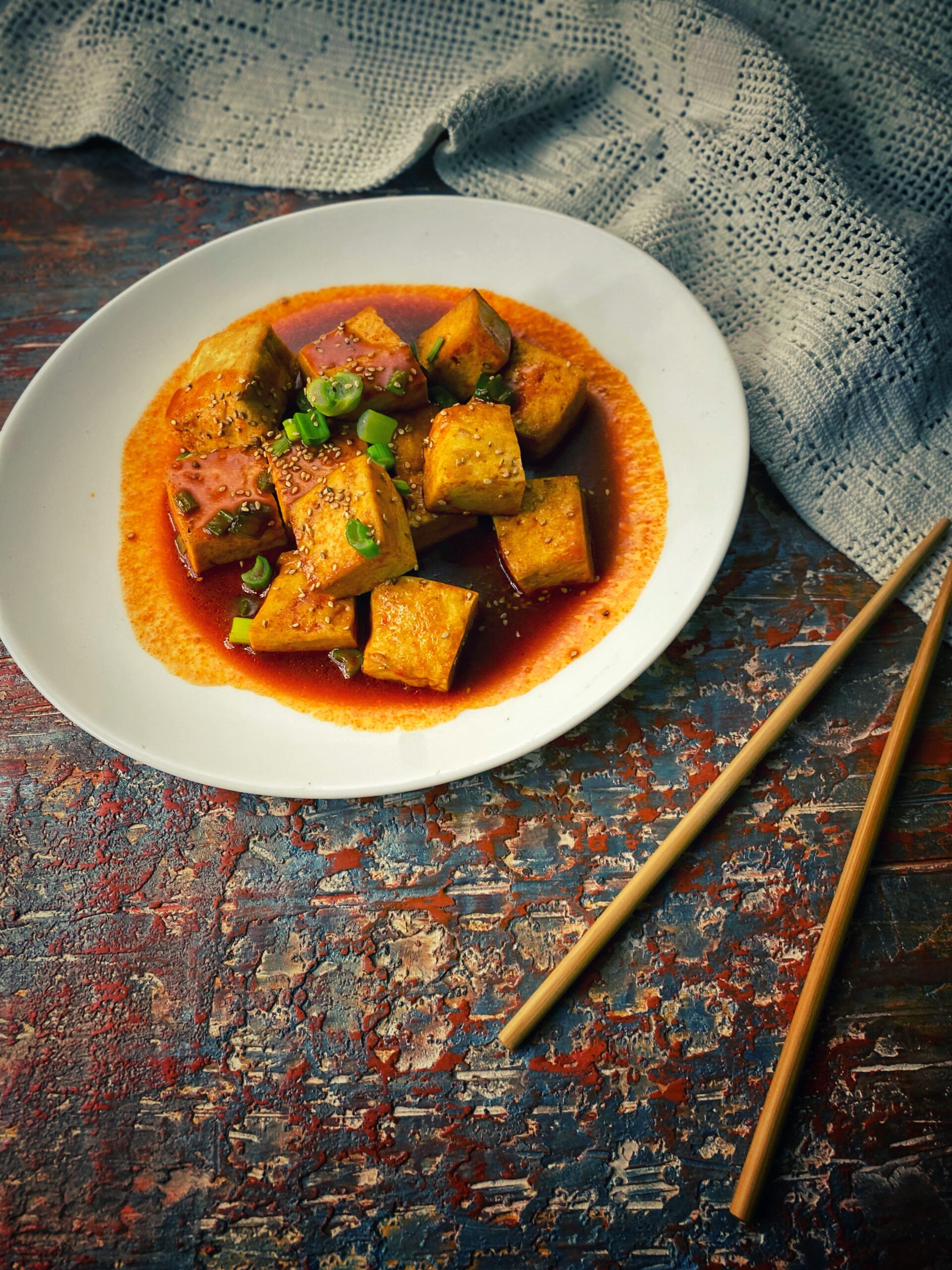 Tofu collant à la coréenne (Corée)