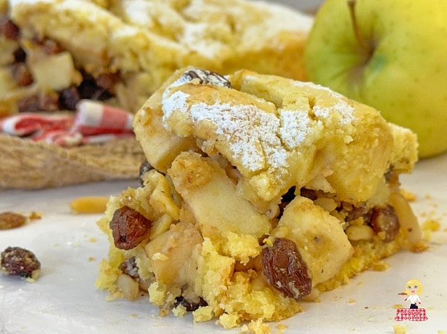 Recette STRUDEL DE POMMES original du Tyrol du Sud avec pâte sablée