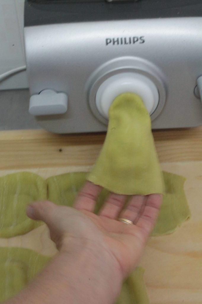 lasagnes avec machine à pâtes