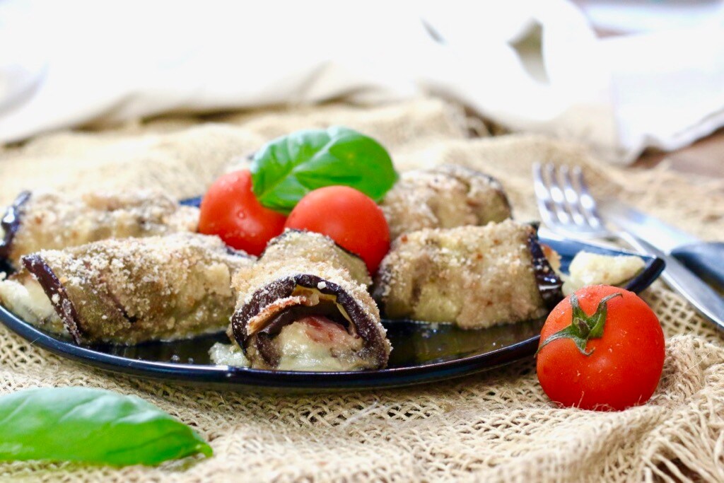 Roulés d’aubergines