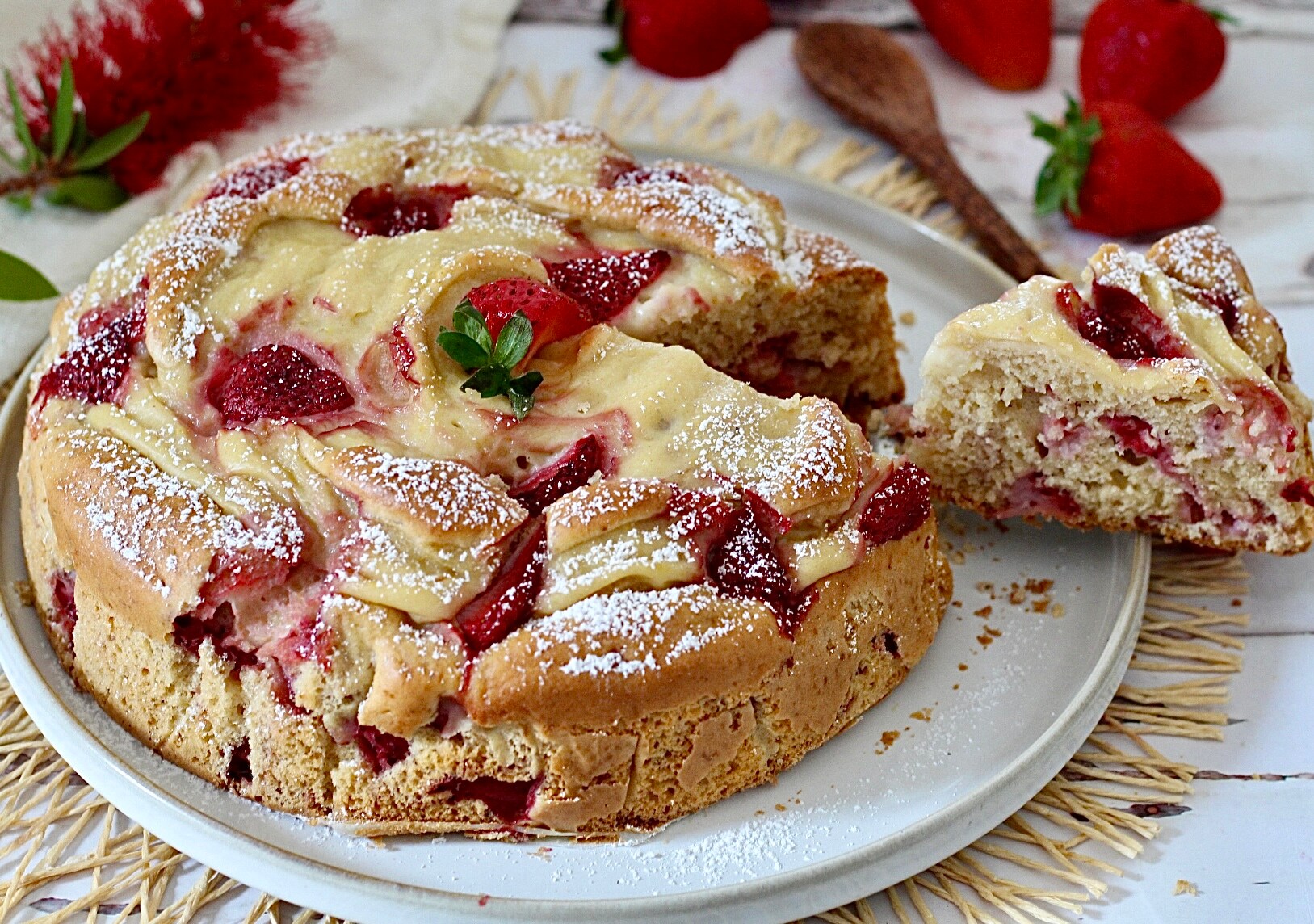 Pas le gâteau aux fraises habituel