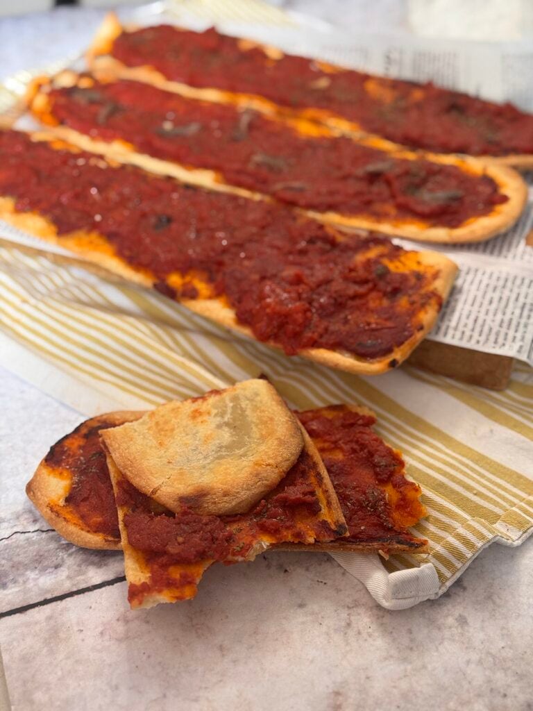 langues de pizza avec levain