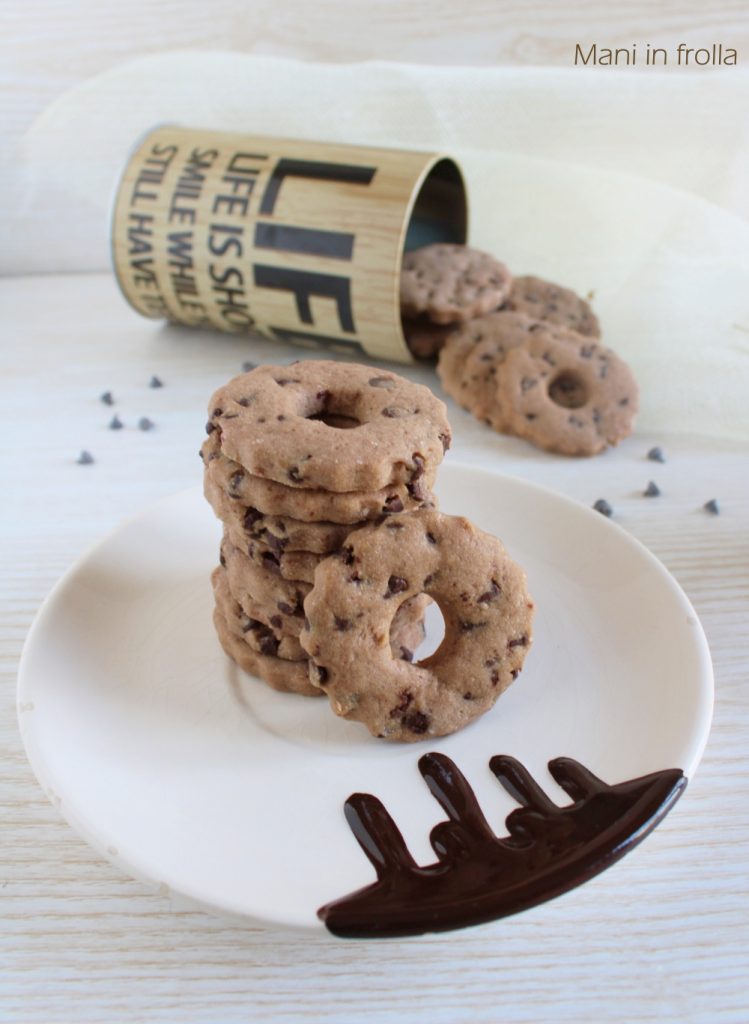 Biscuits au Cacao avec pépites de chocolat