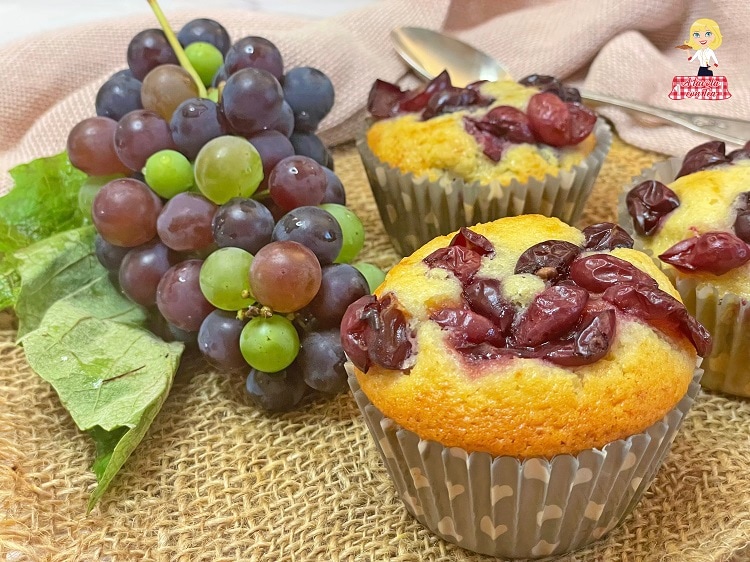 Muffins aux Raisins Fraises