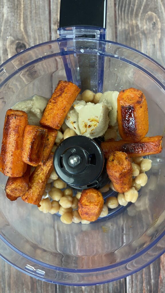 Houmous de carottes rôties