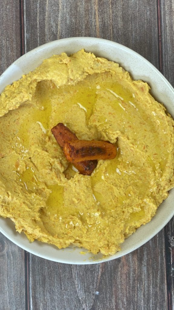 Houmous de carottes rôties