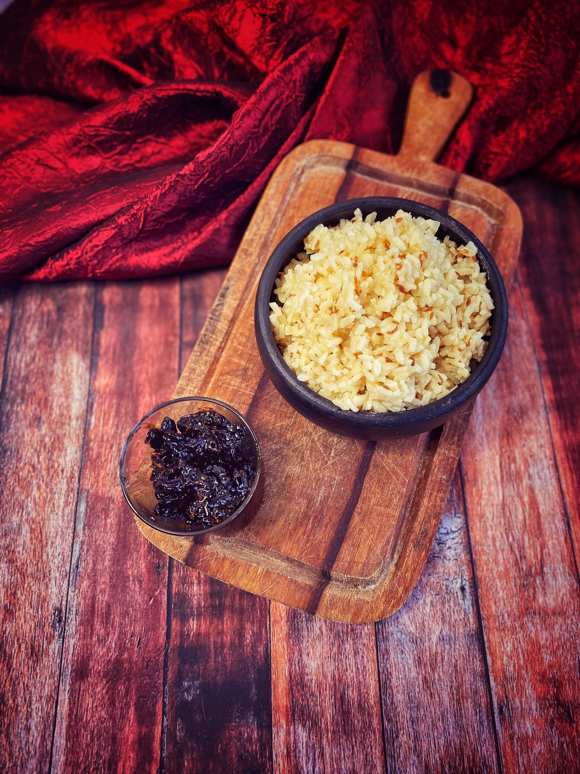 Riz Jeera et Chutney Imli (Inde)