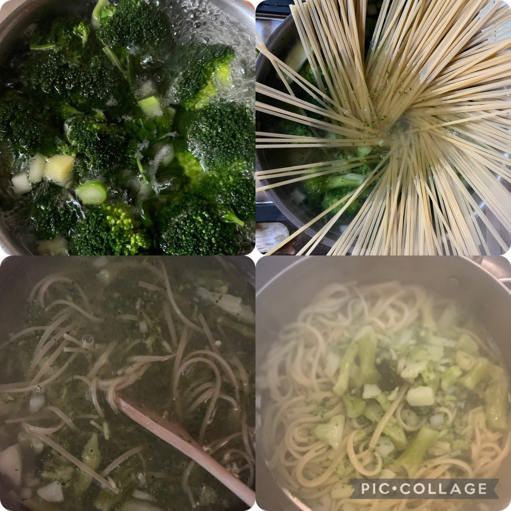 Linguine avec brocolis et anchois