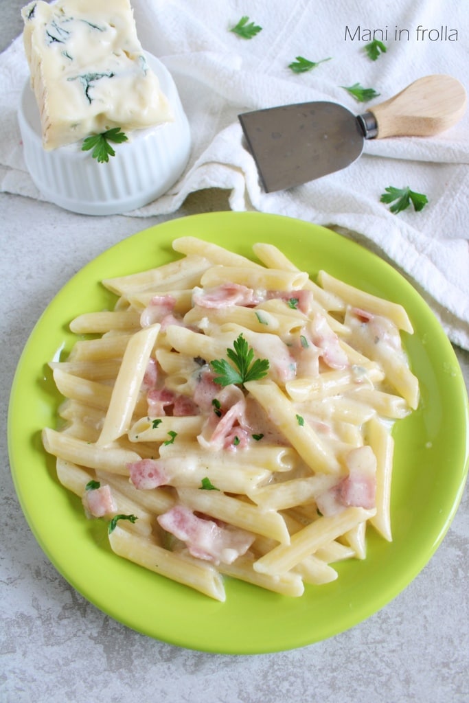 Pennette au Lard de Colonnata et Gorgonzola