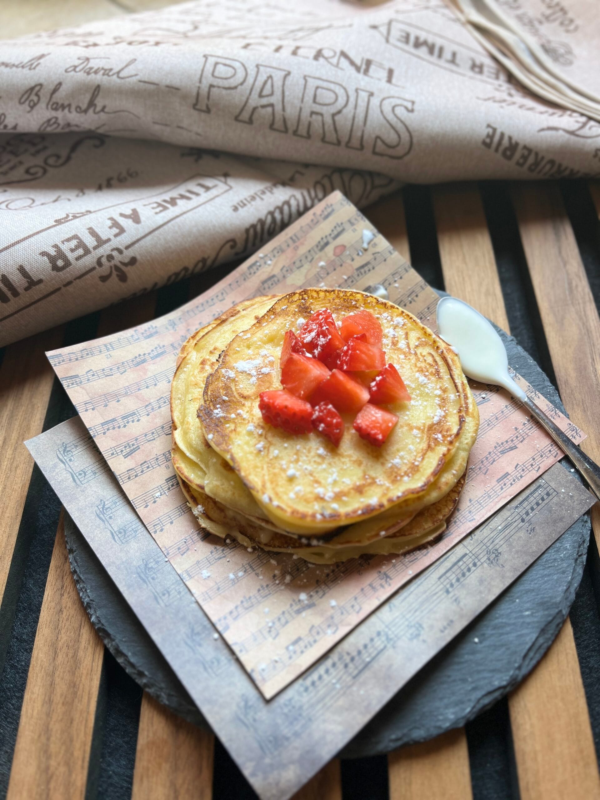 Pancakes au yaourt sans sucre