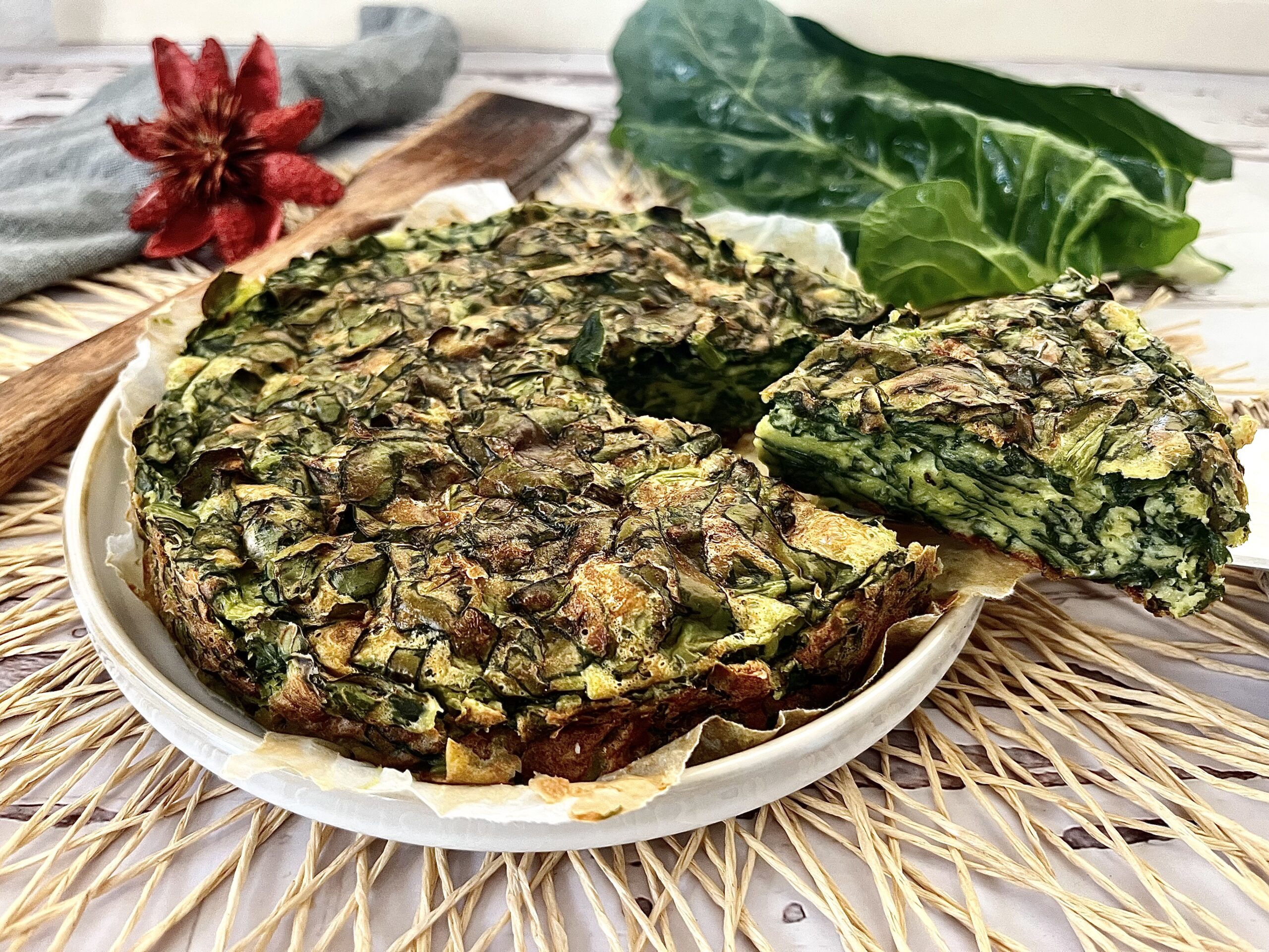 Tarte crémeuse aux blettes