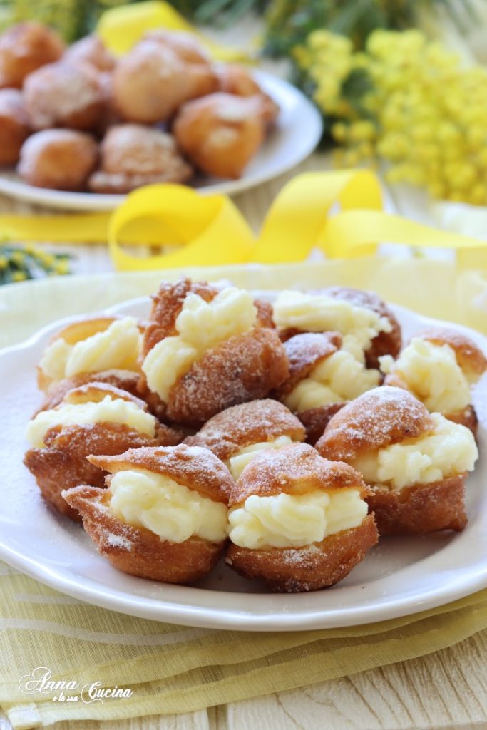 Beignets moelleux à la crème au citron