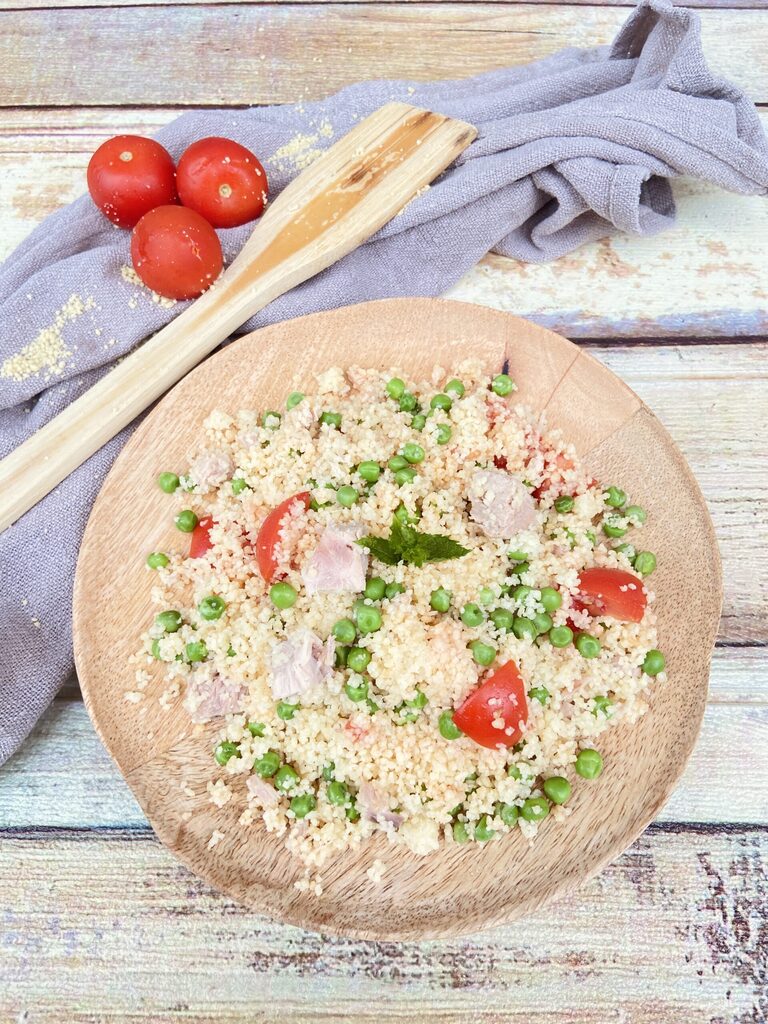 couscous avec thon et petits pois