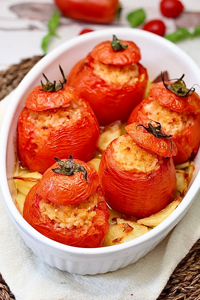 Tomates farcies le cœur gourmand de l'été