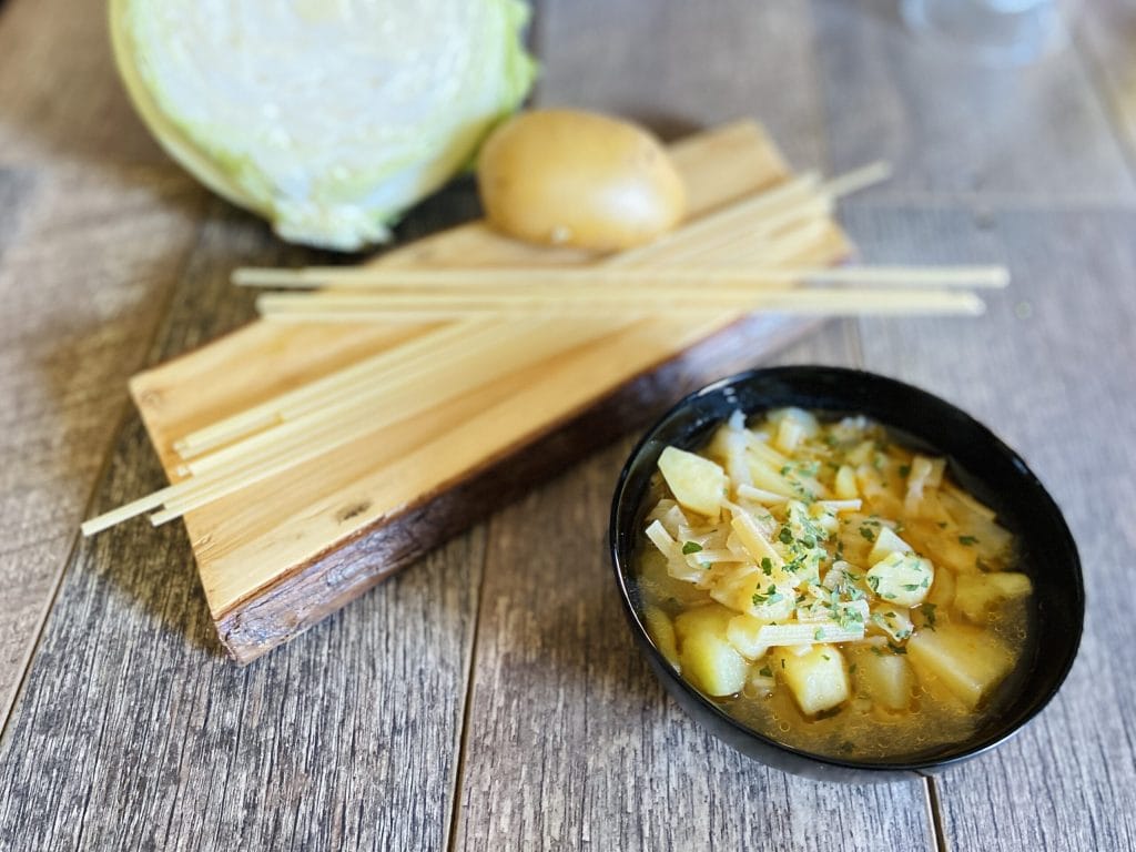 pasta patates et chou