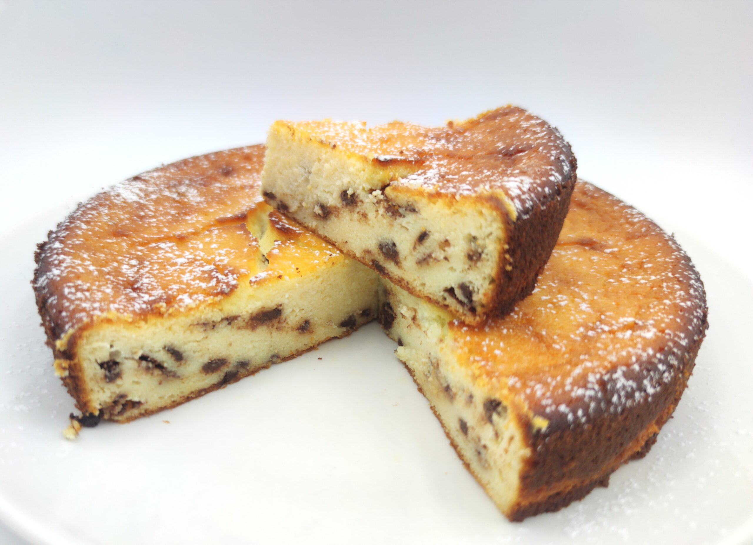 Gâteau ricotta et chocolat (sans farine)