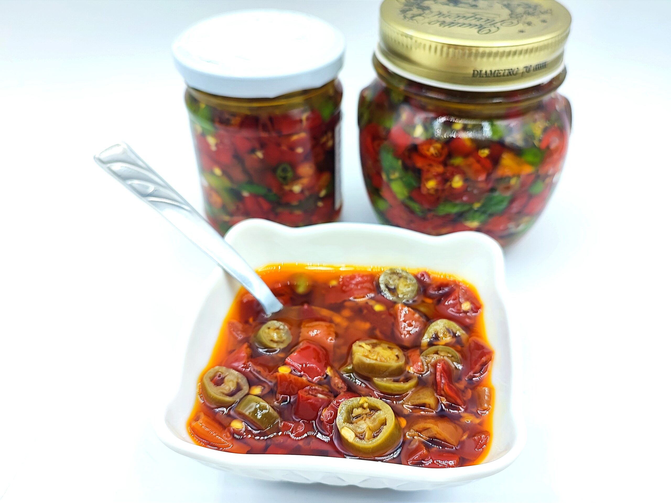 Piments piquants à l’huile