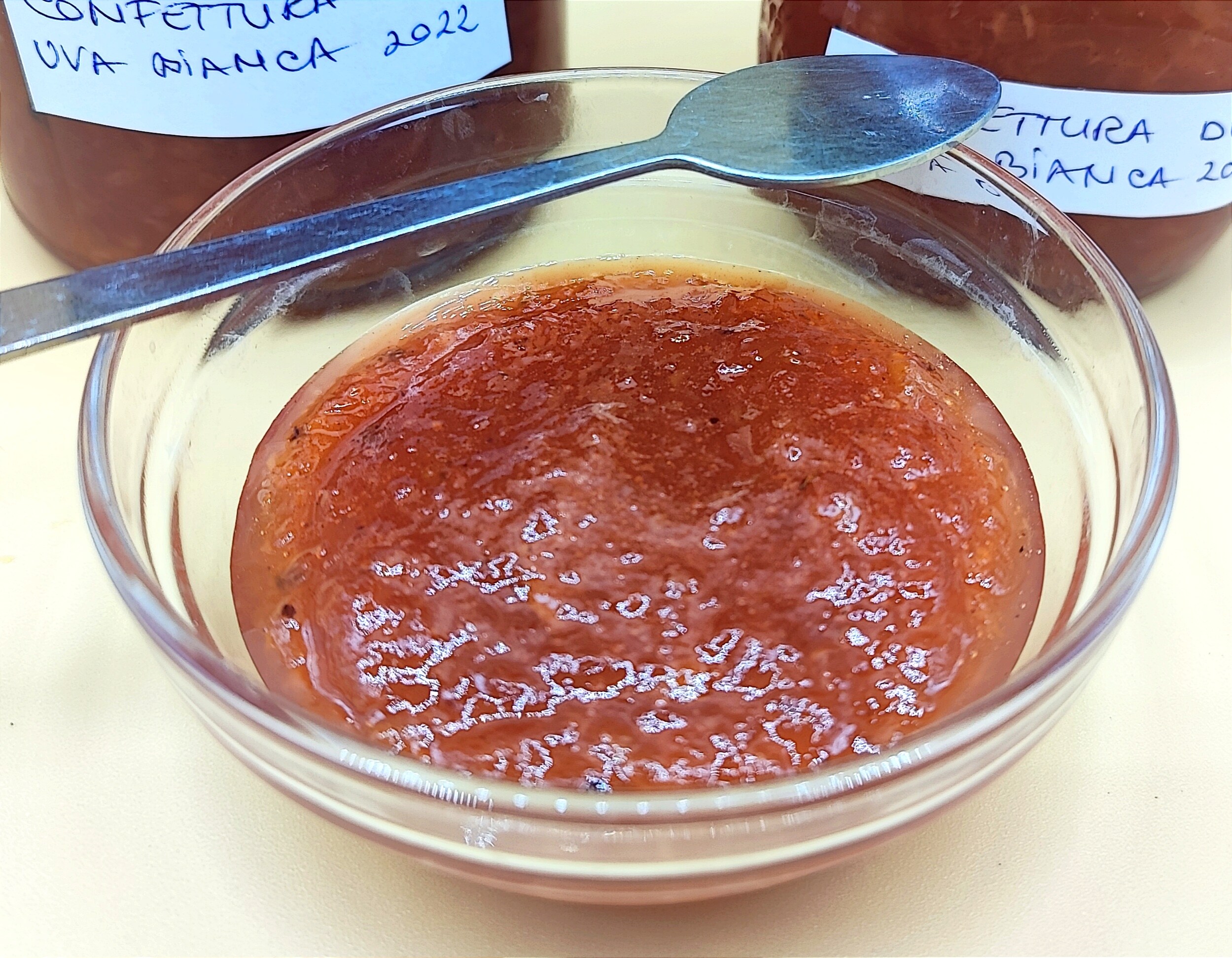 Confiture de raisin blanc à la cannelle