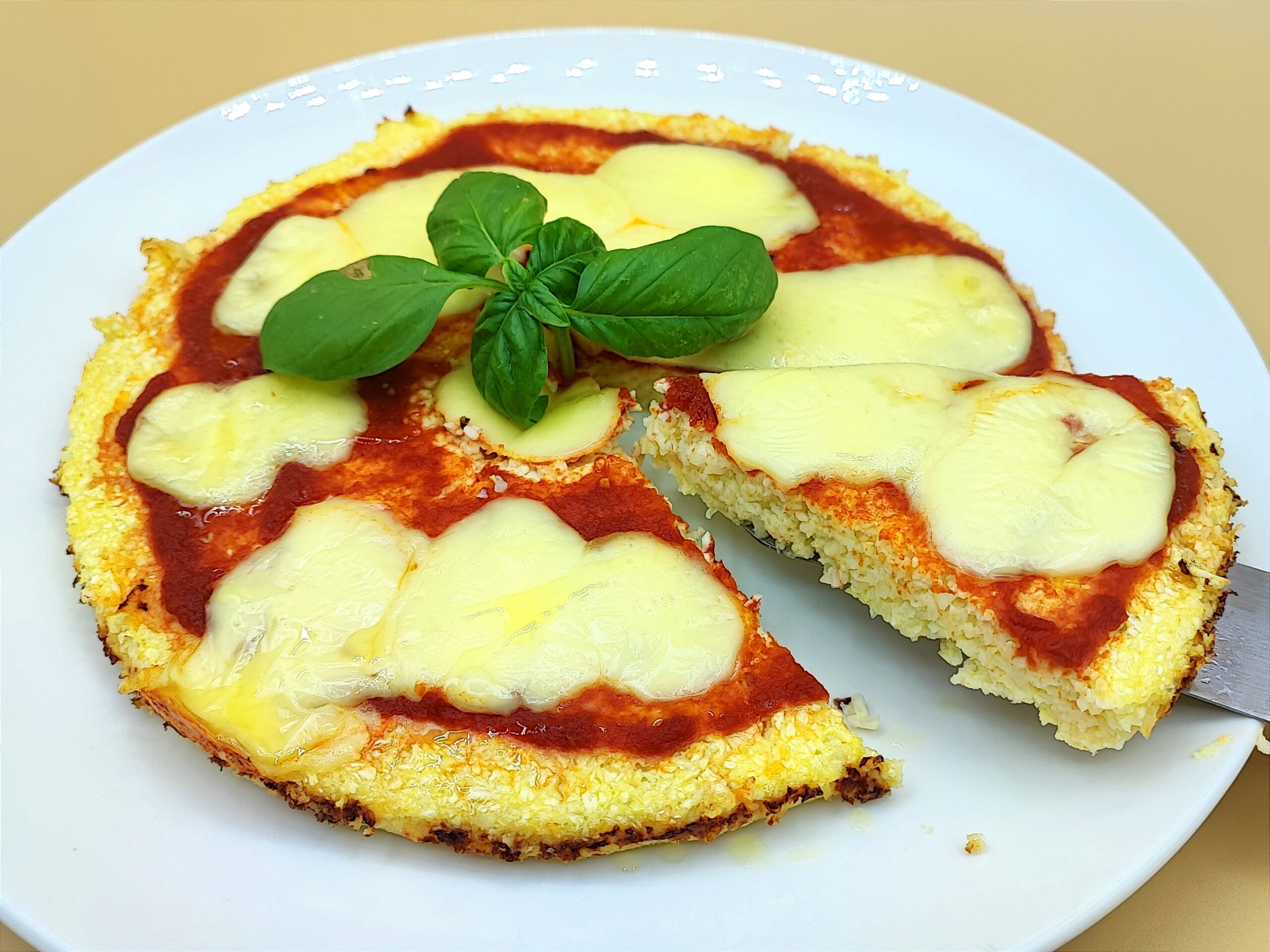 Pizza au chou-fleur