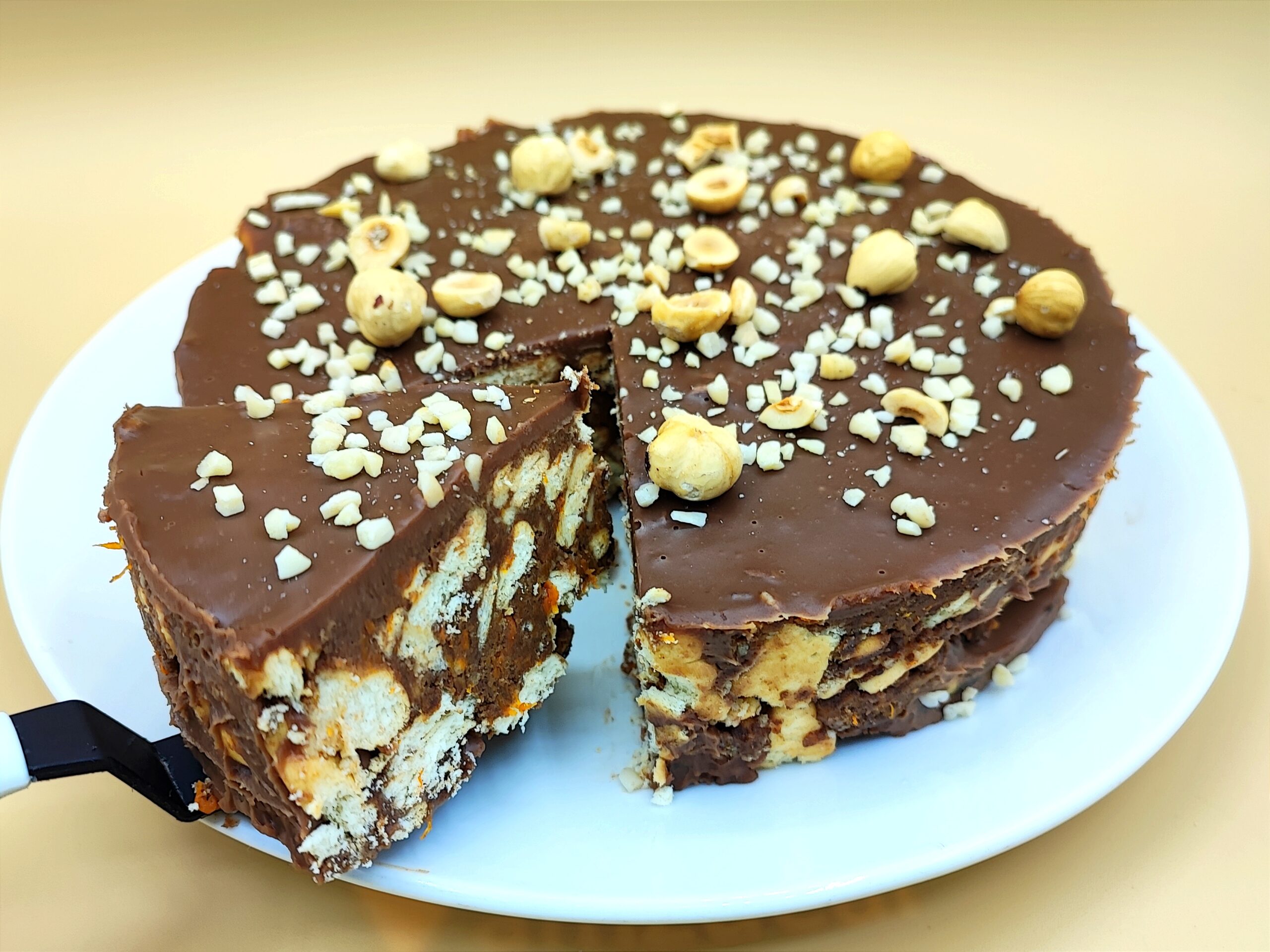Gâteau aux biscuits et à la citrouille sans cuisson