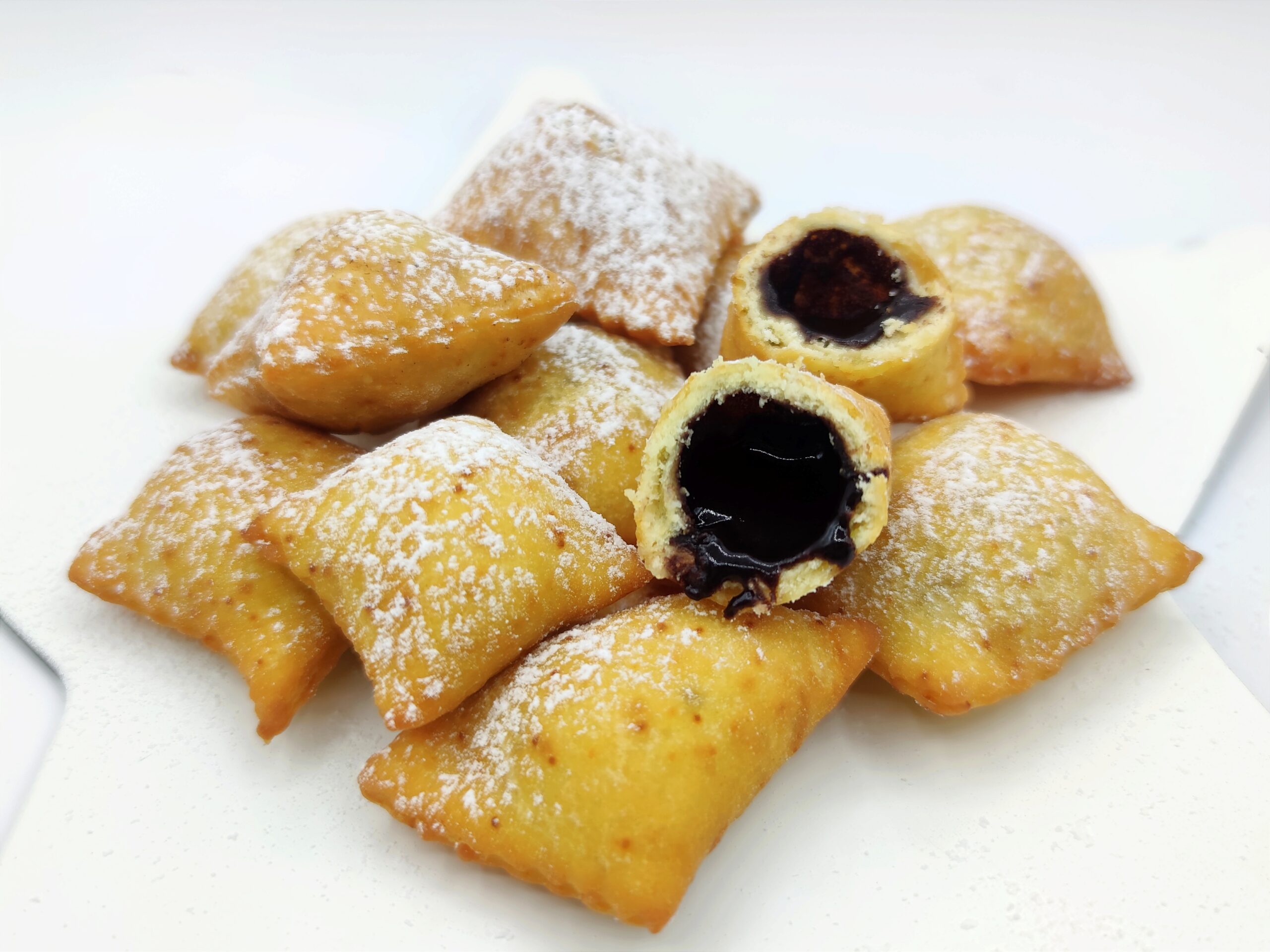 Beignets fourrés au chocolat