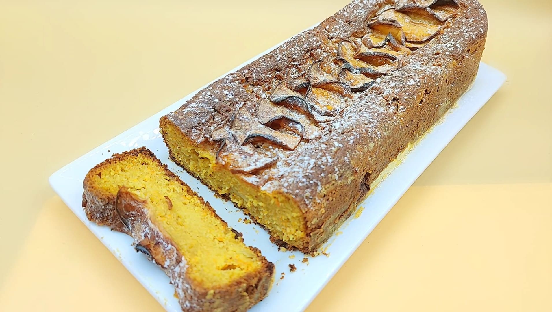 plumcake complet aux carottes et pommes
