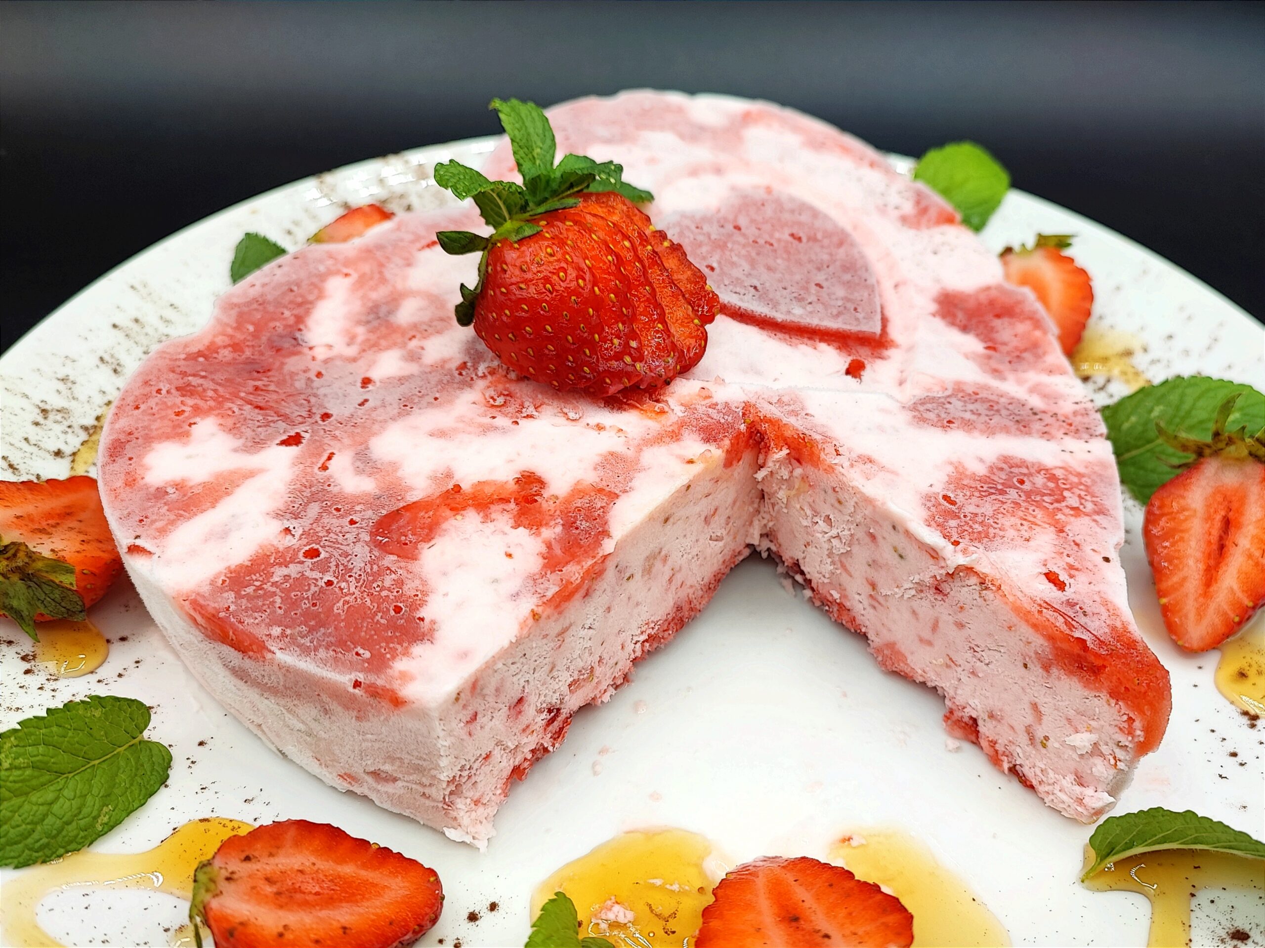 Parfait aux fraises