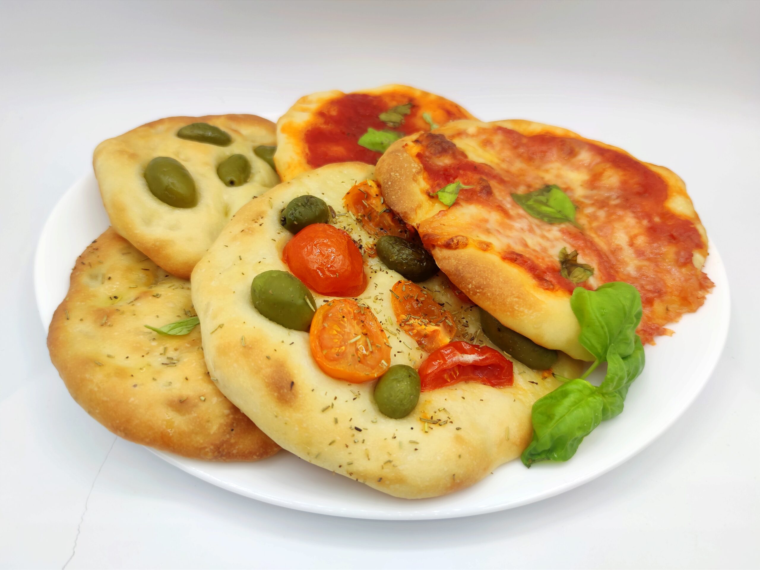 Mini-pizzas variées