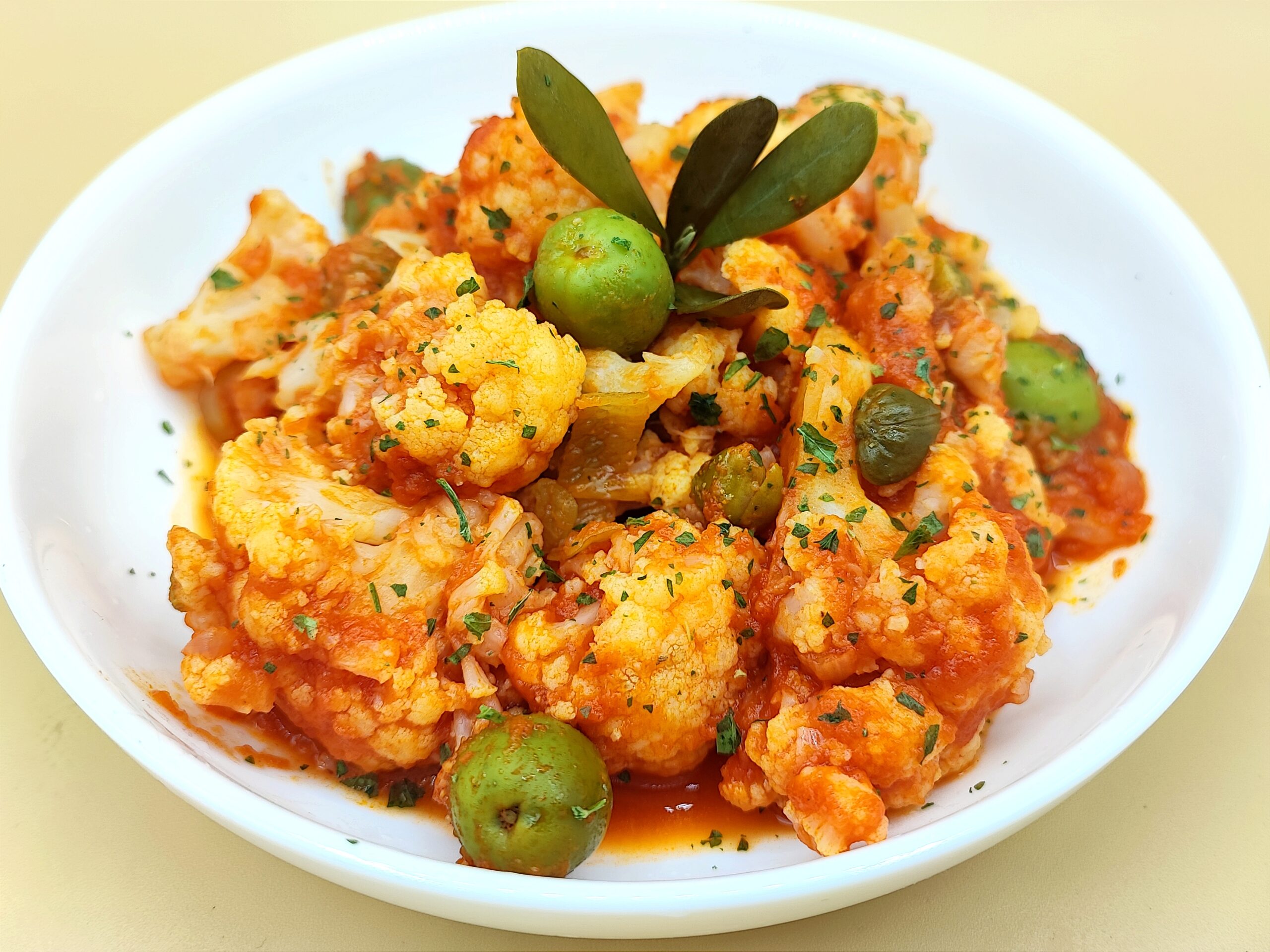 chou-fleur à la tomate