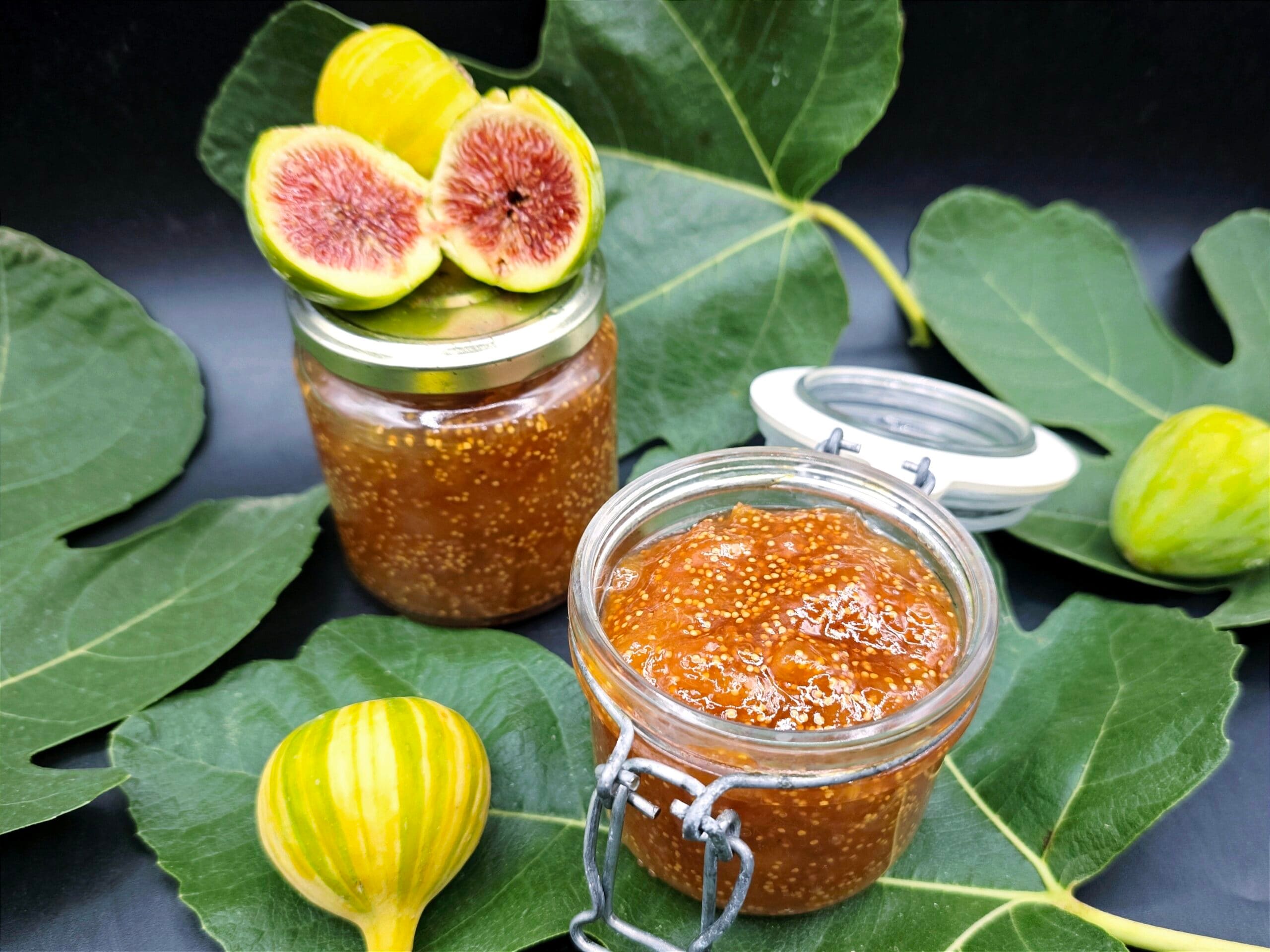 Confiture de figues sans peau