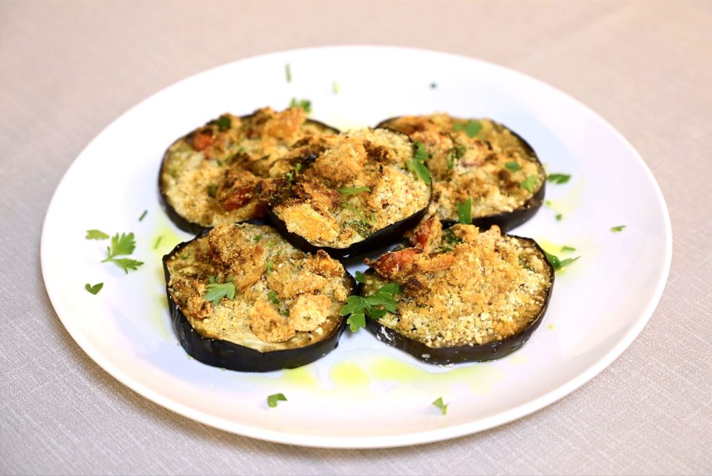 Aubergines gratinées à la friteuse à air