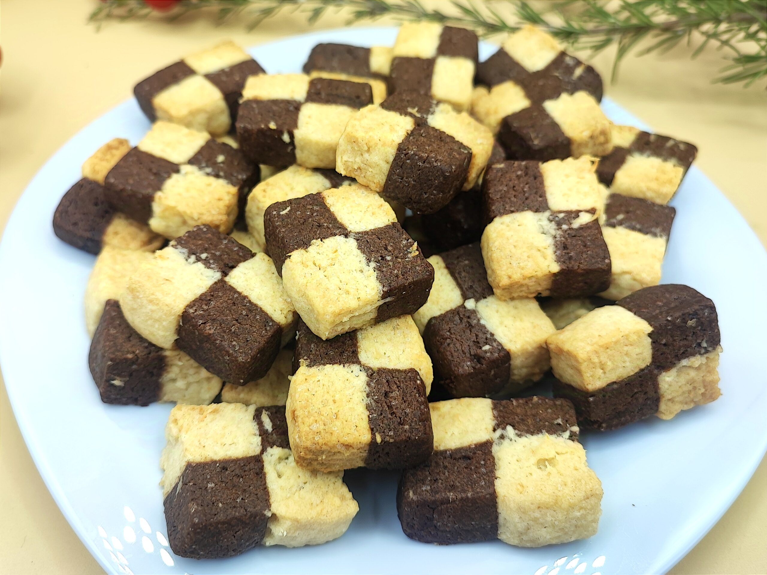 Damine avec cacao et noix de coco sans œufs