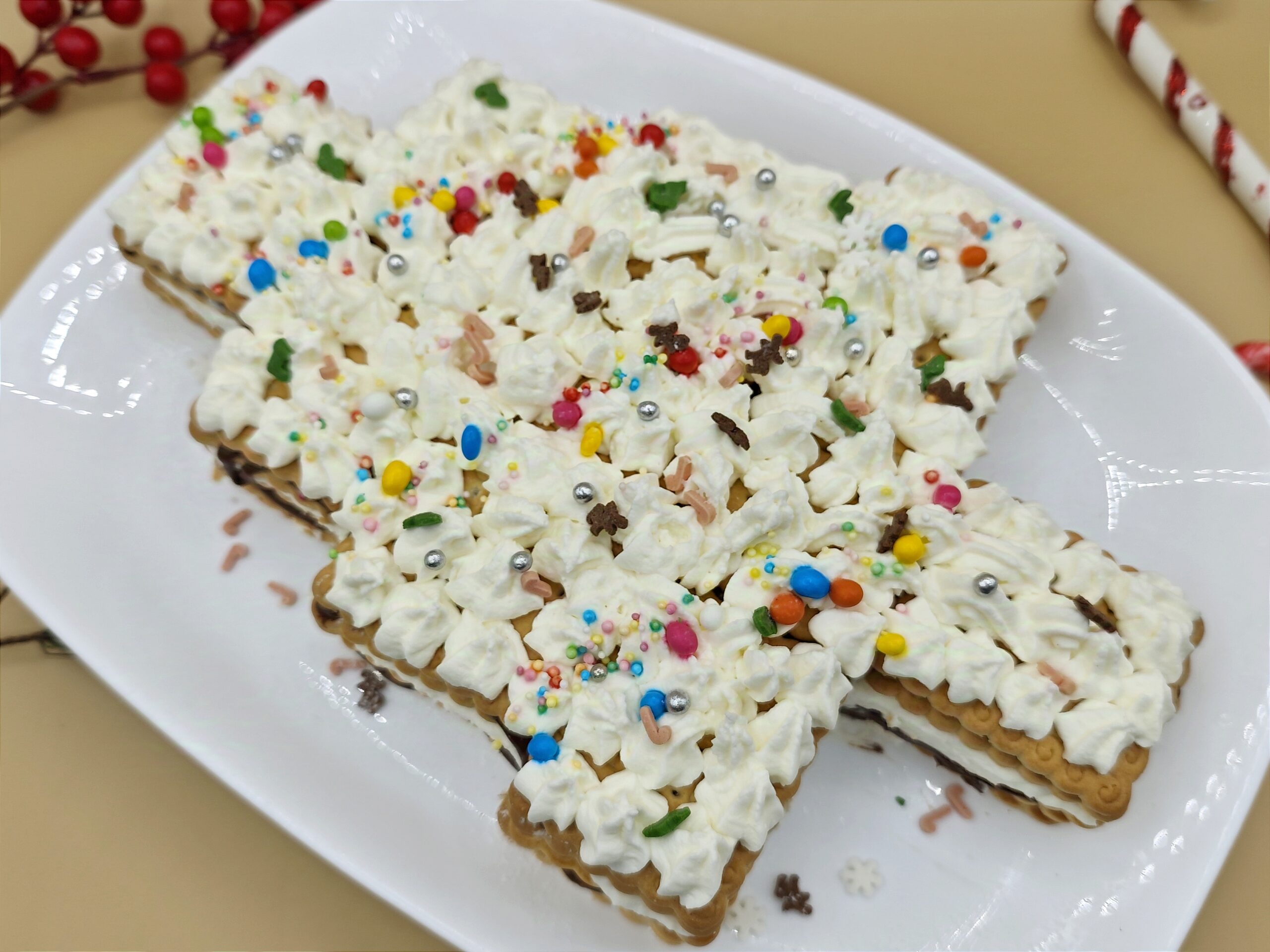 Gâteau arbre de biscuits