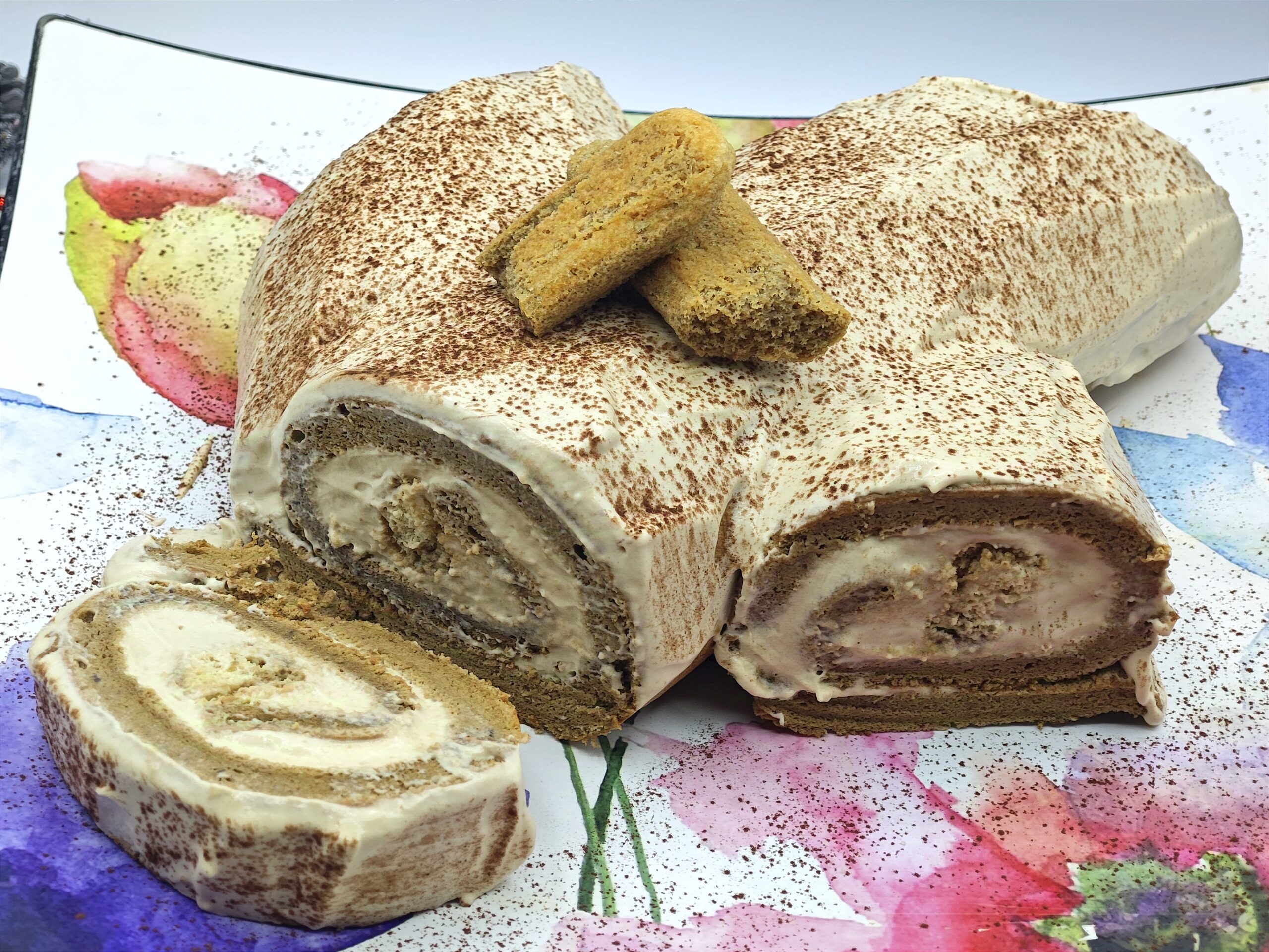 Bûche de Noël tiramisu