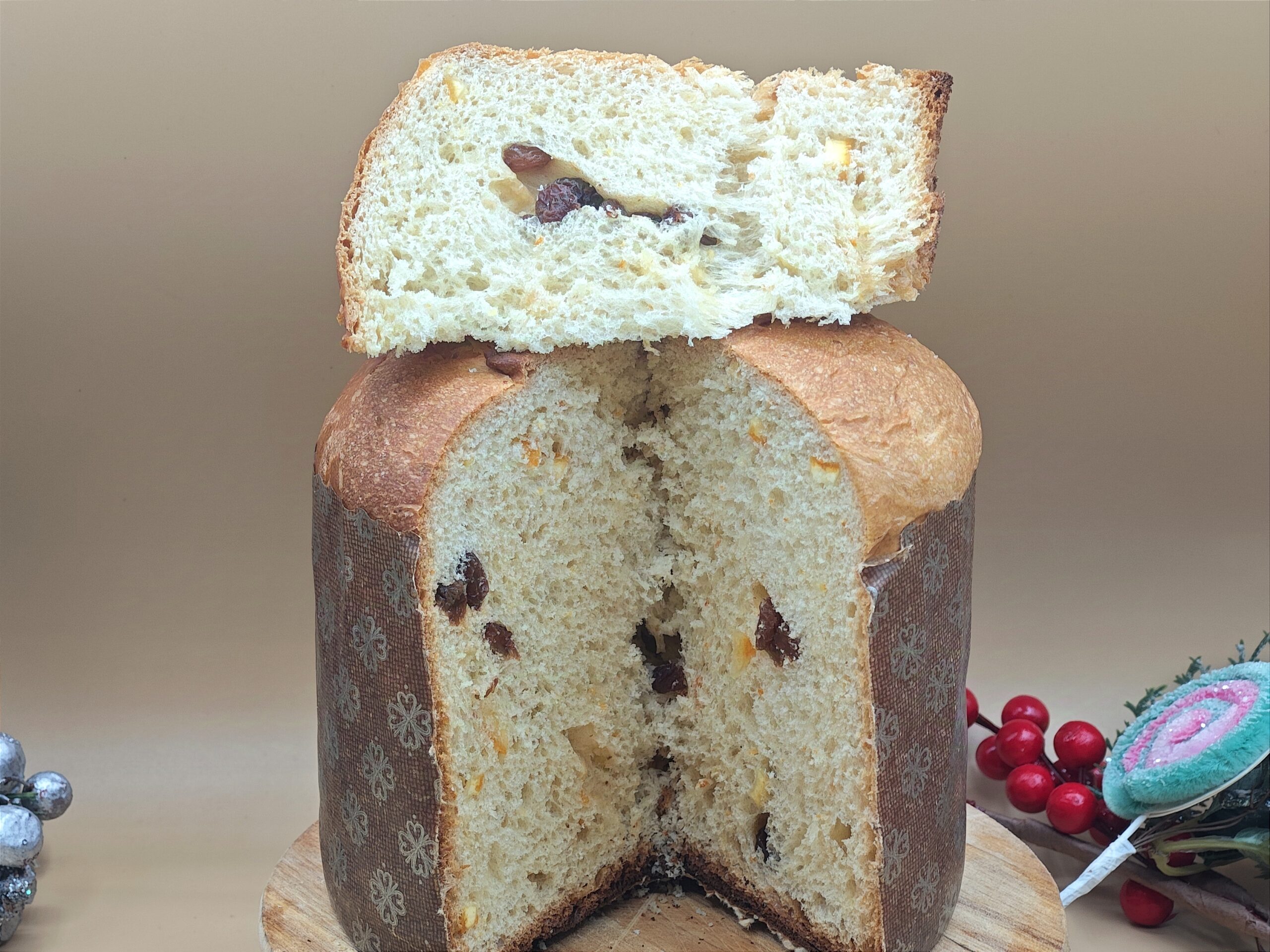 Panettone avec pâte unique