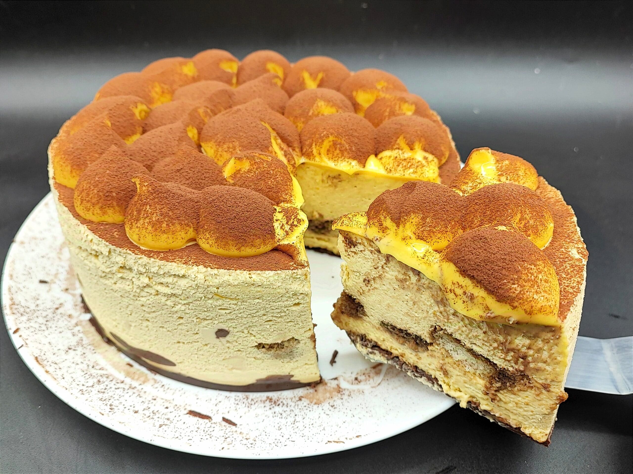 Gâteau tiramisu moderne