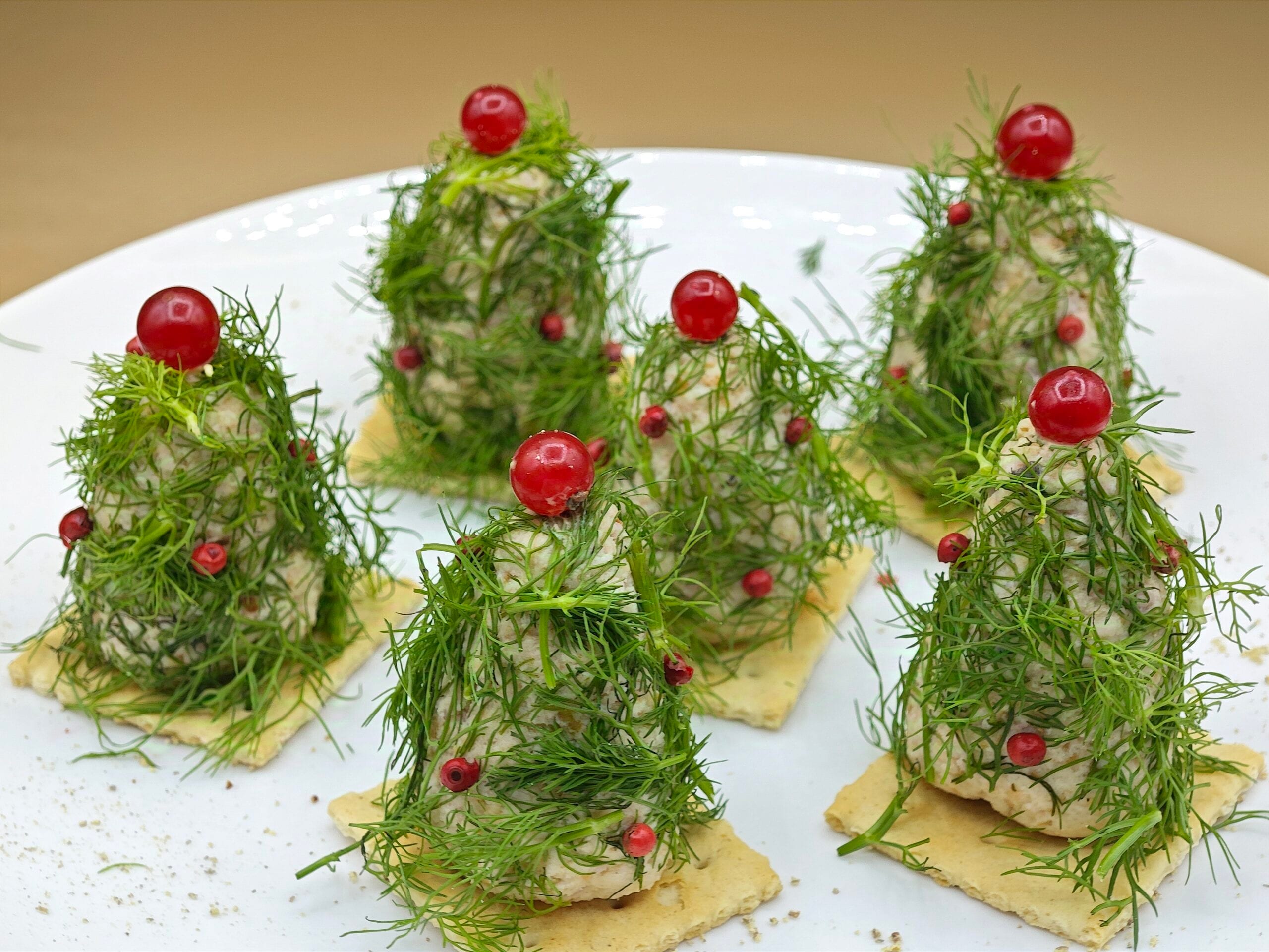 Sapins de Noël salés