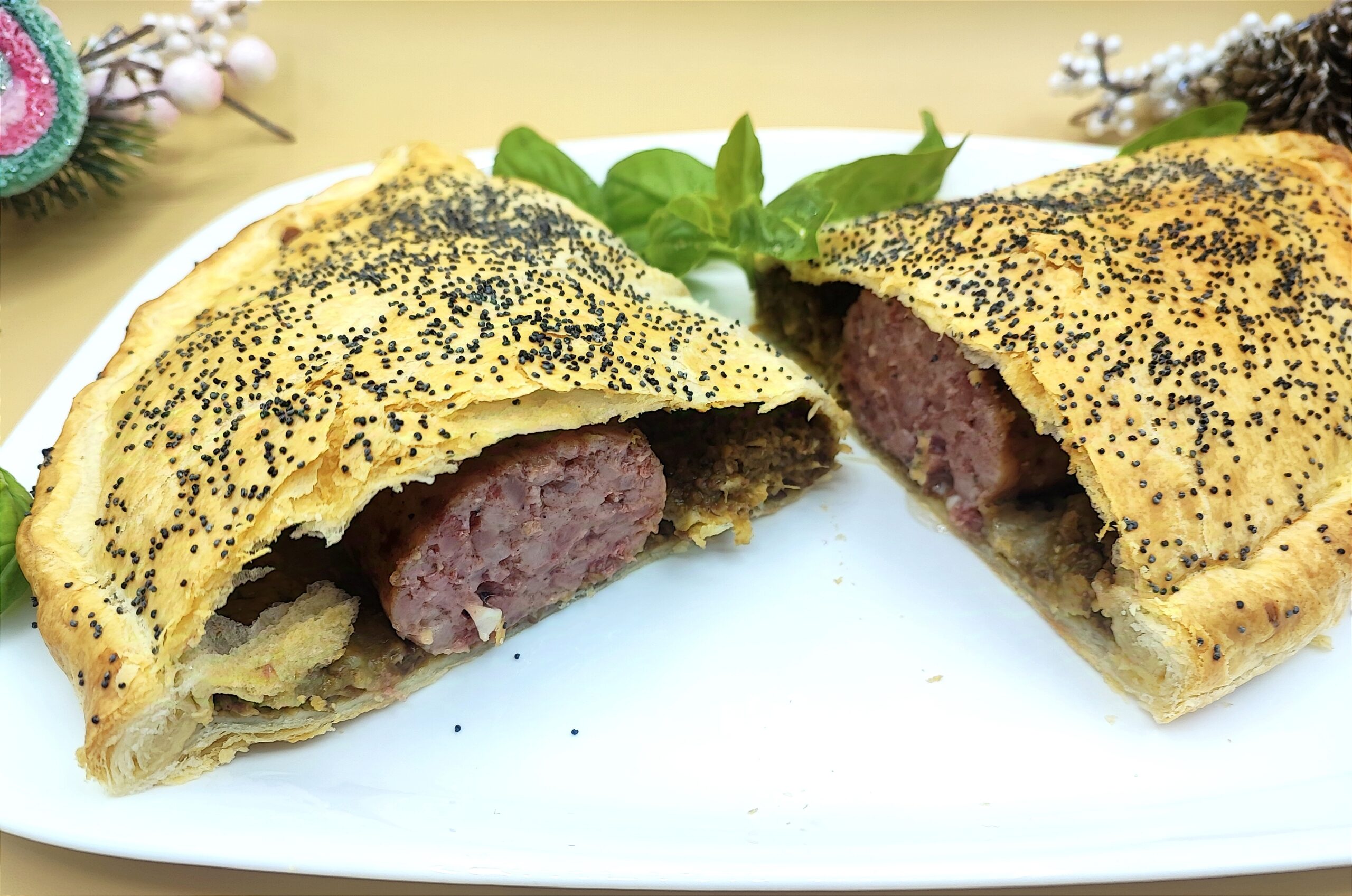 Calzone cotechino et lentilles