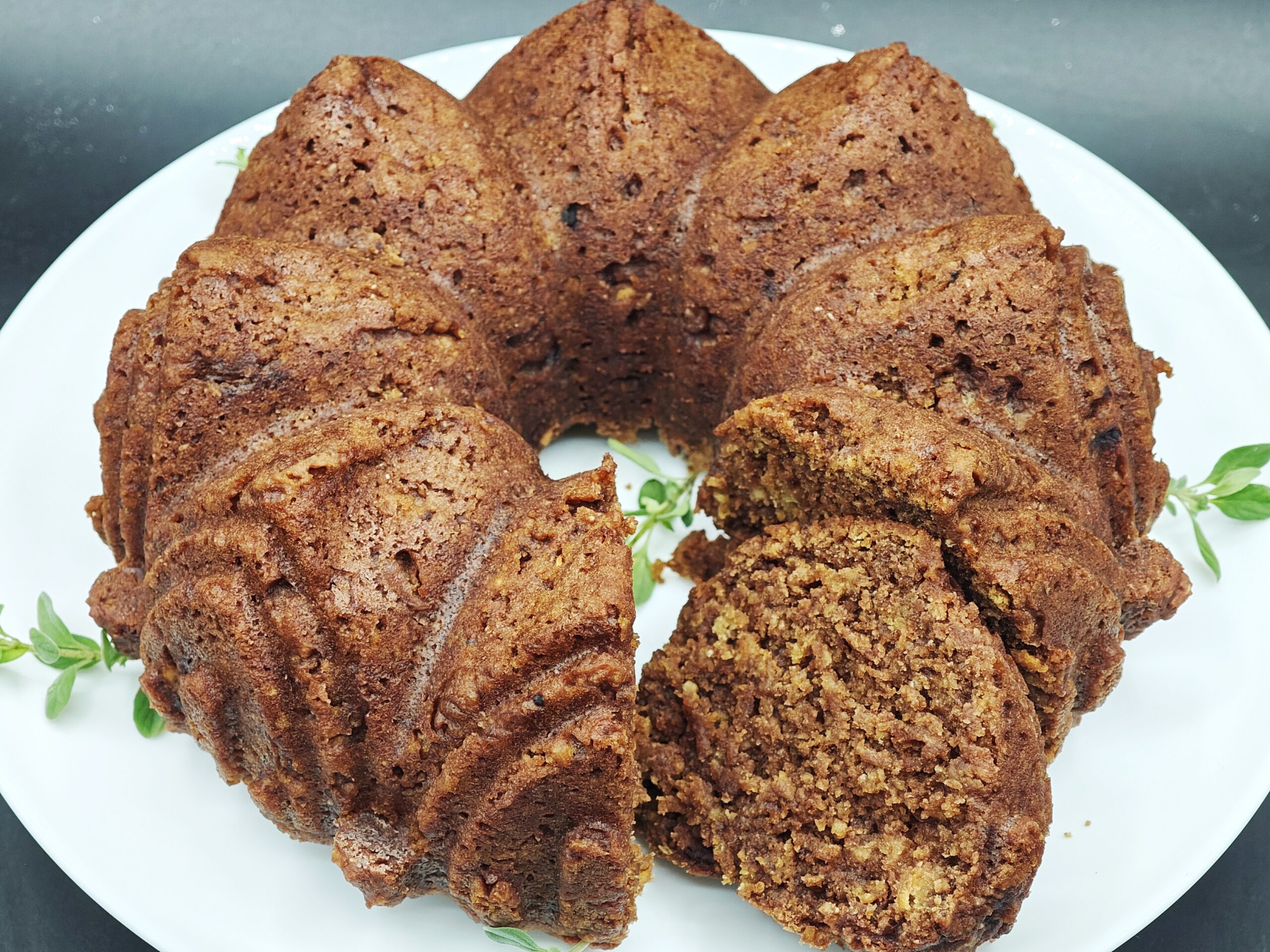 Gâteau en couronne de panettone