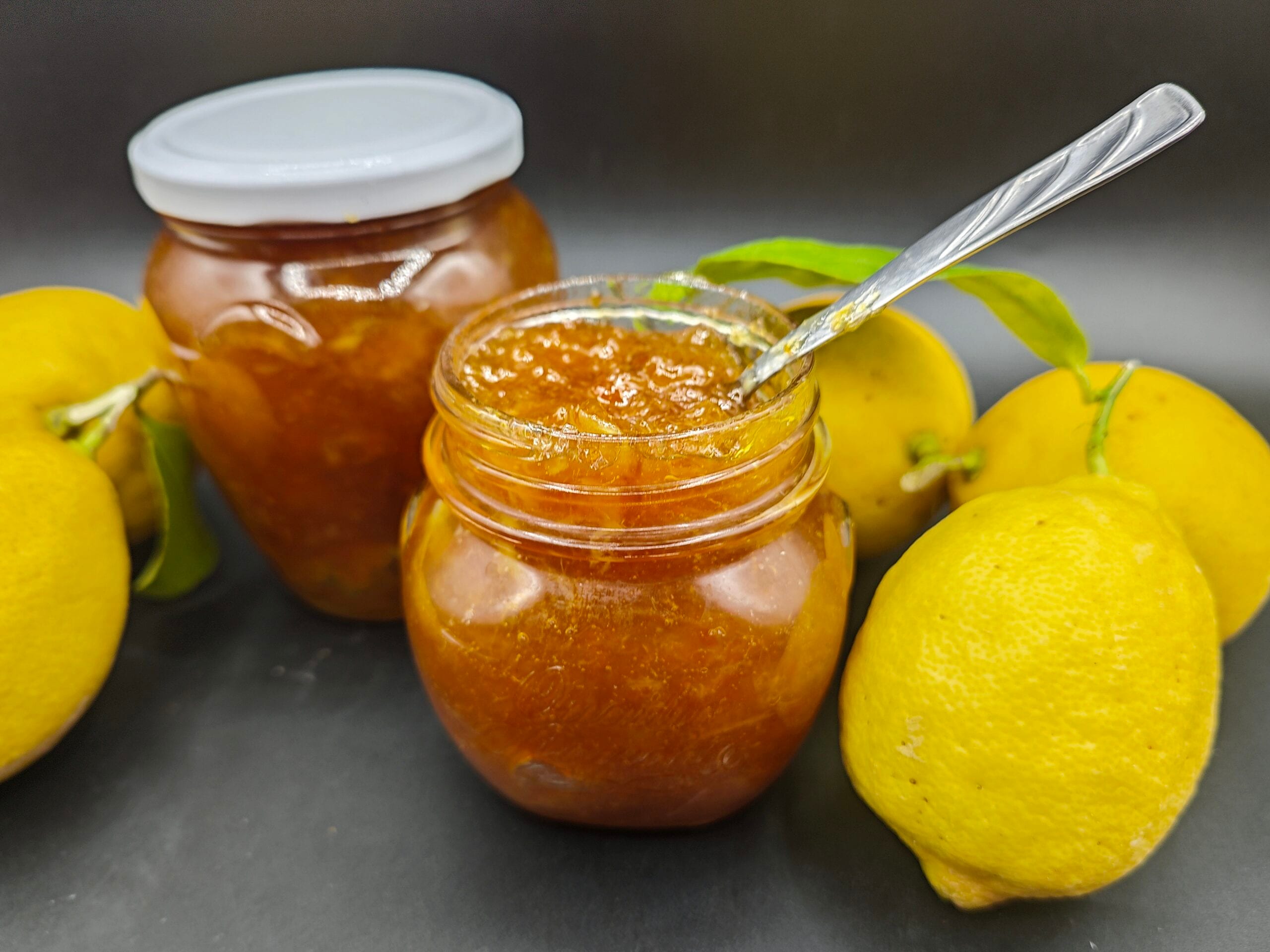 Confiture d’oranges et citrons avec gingembre et vanille