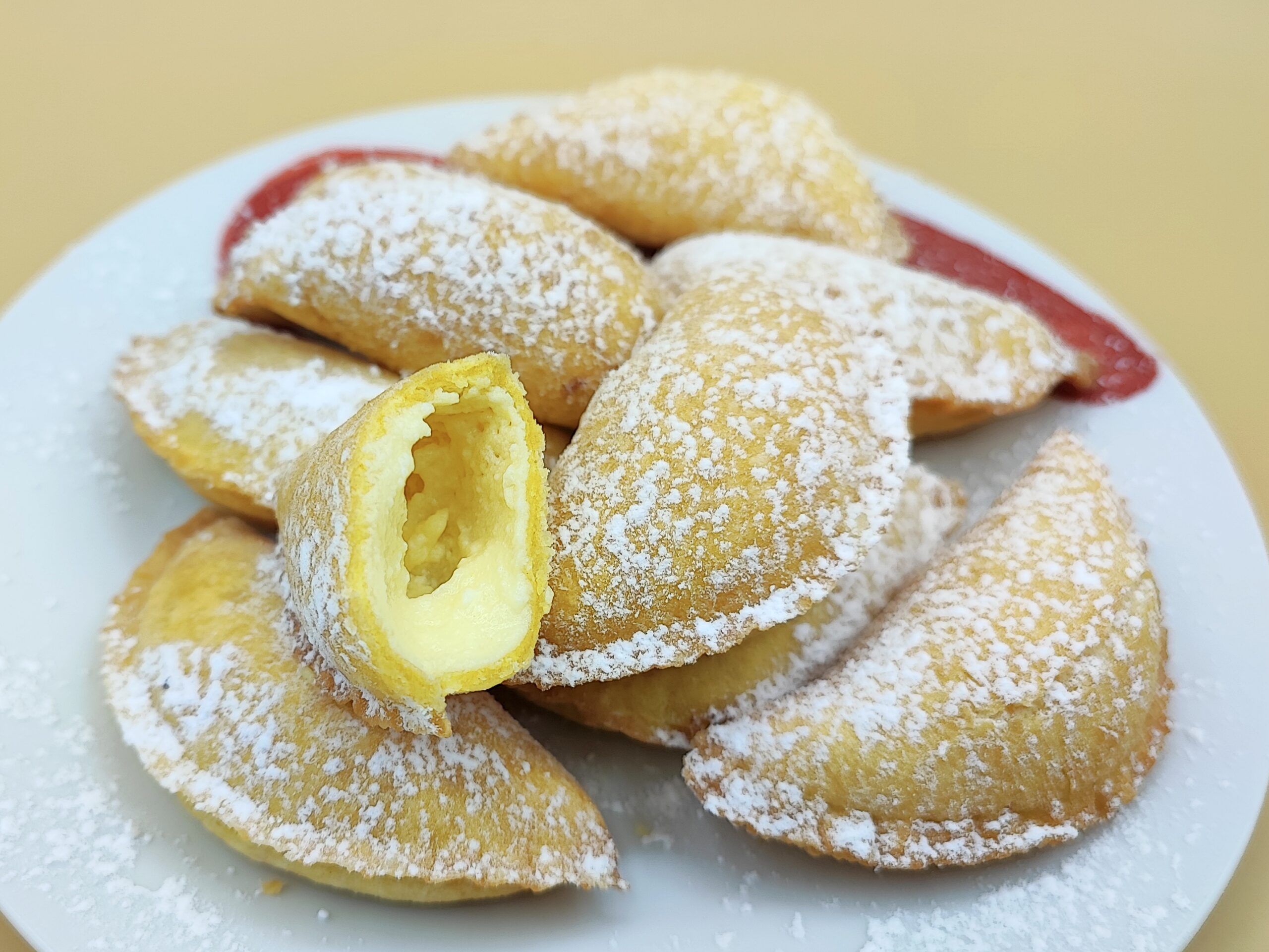 Raviolis sucrés à la ricotta et à la crème