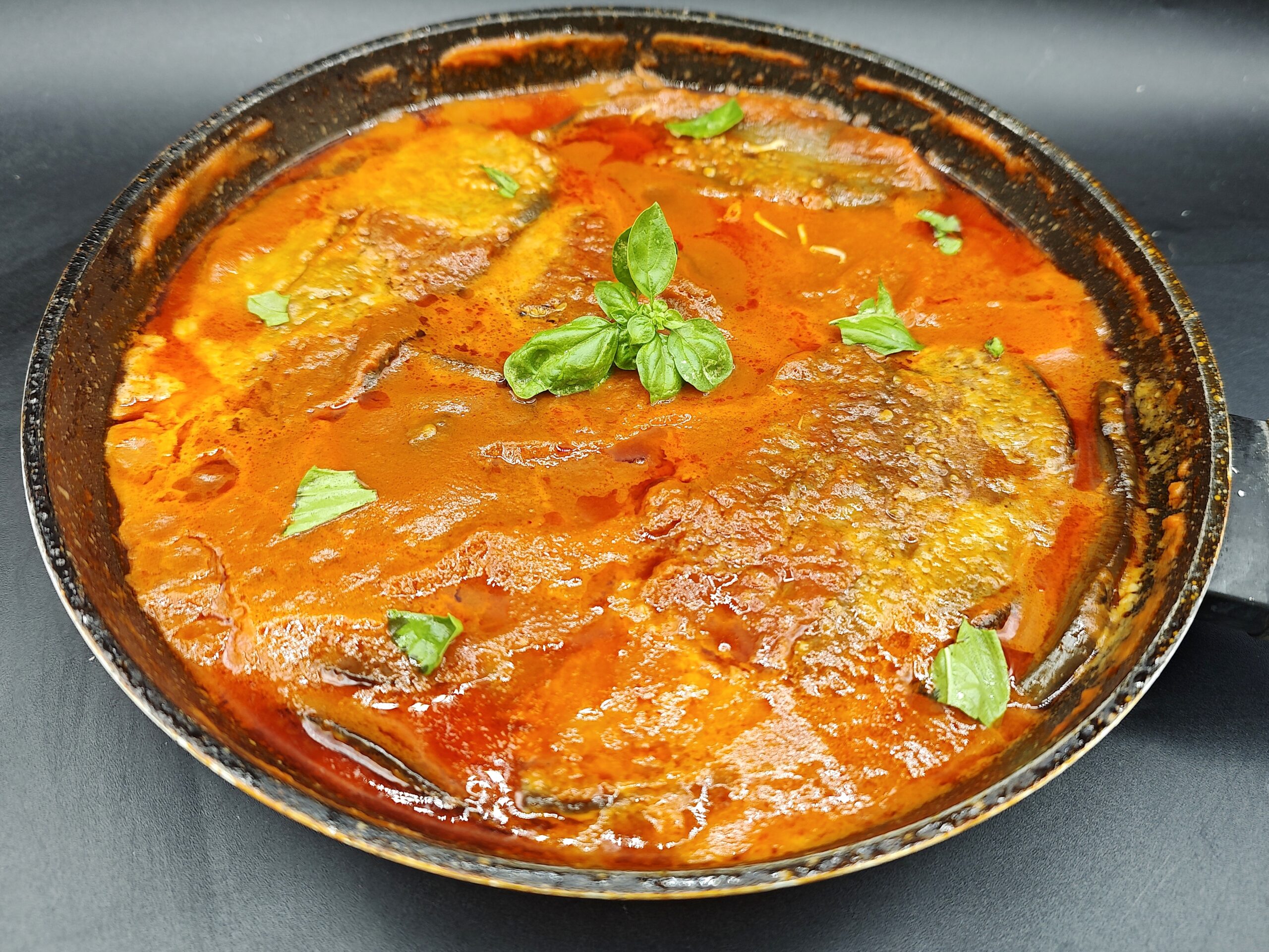 Aubergines à la parmigiana à la poêle