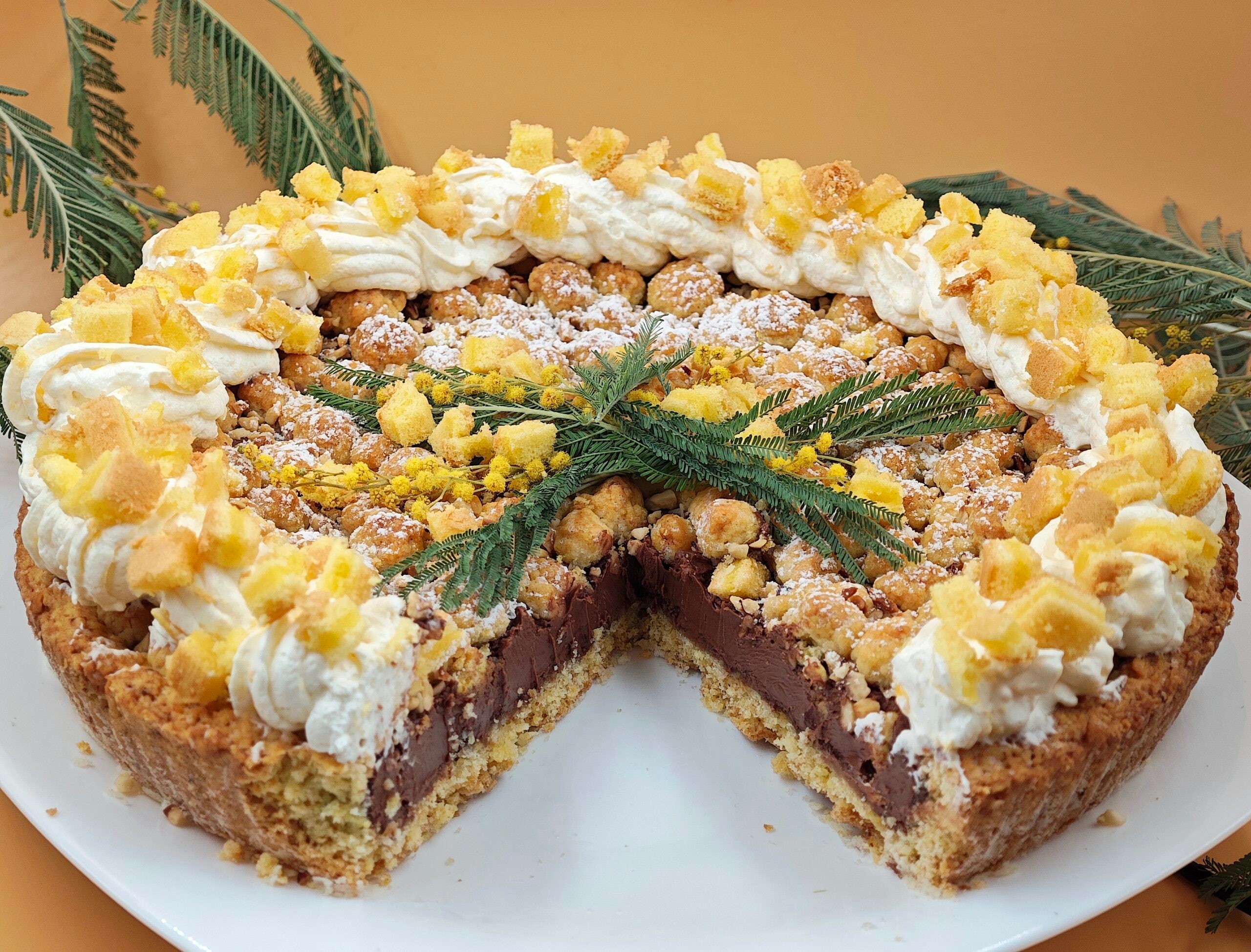 Tarte mimosa à la Nutella