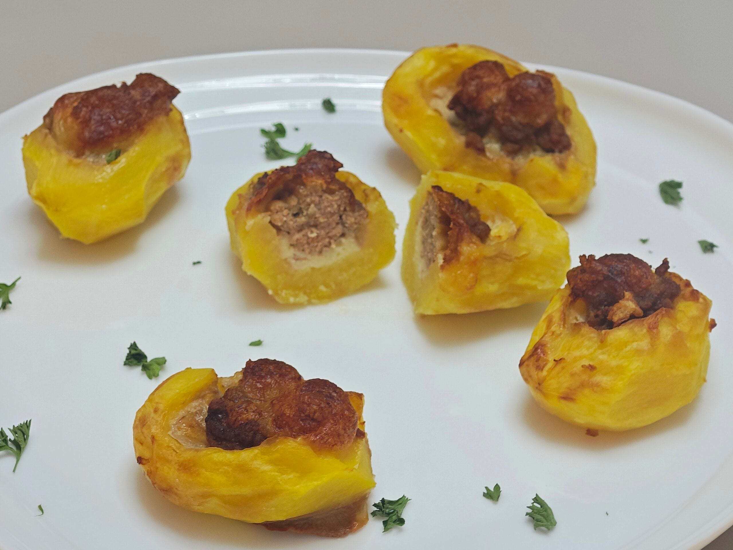 Pommes de terre farcies à la friteuse à air