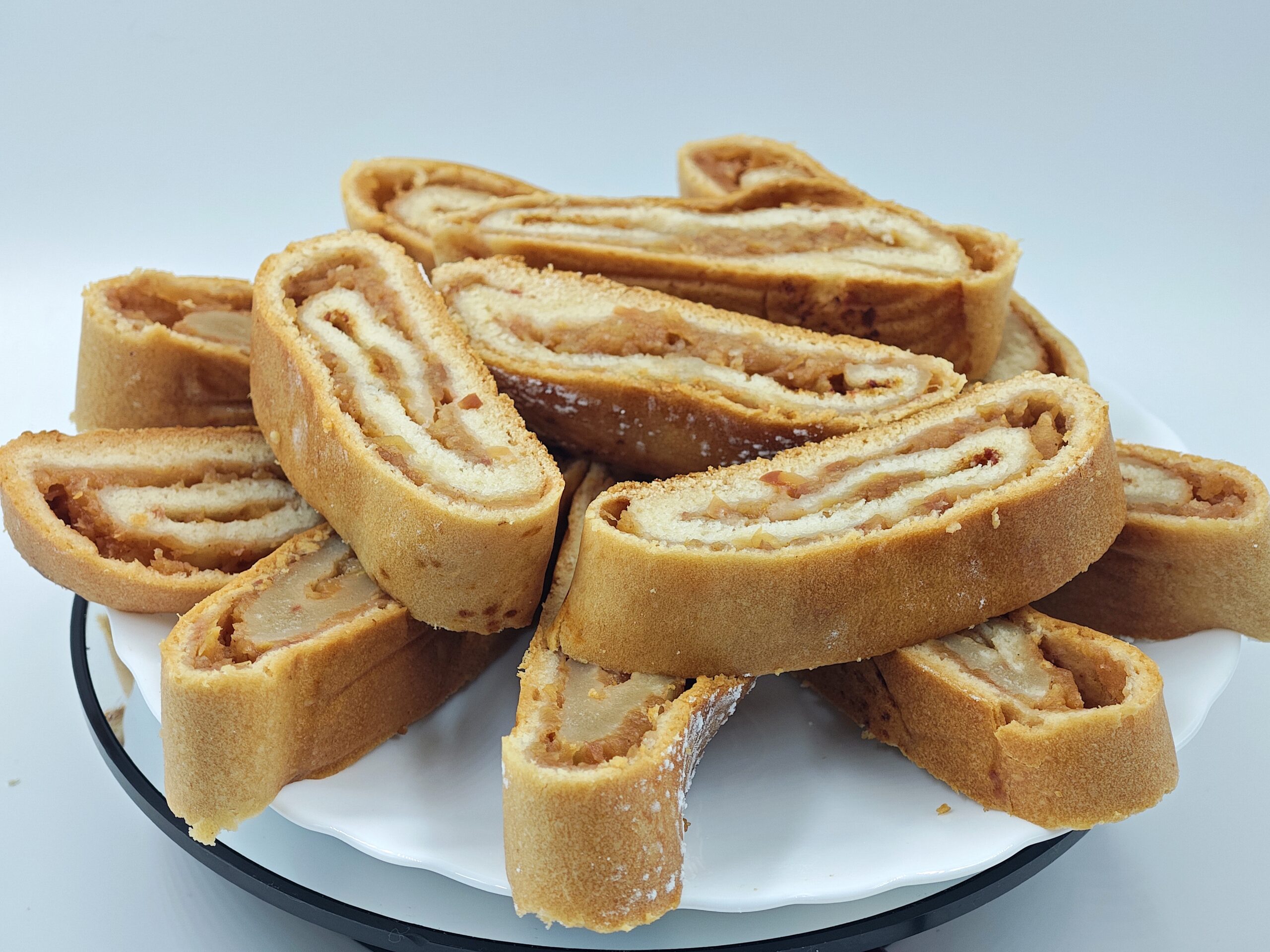 Roulé végan aux pommes