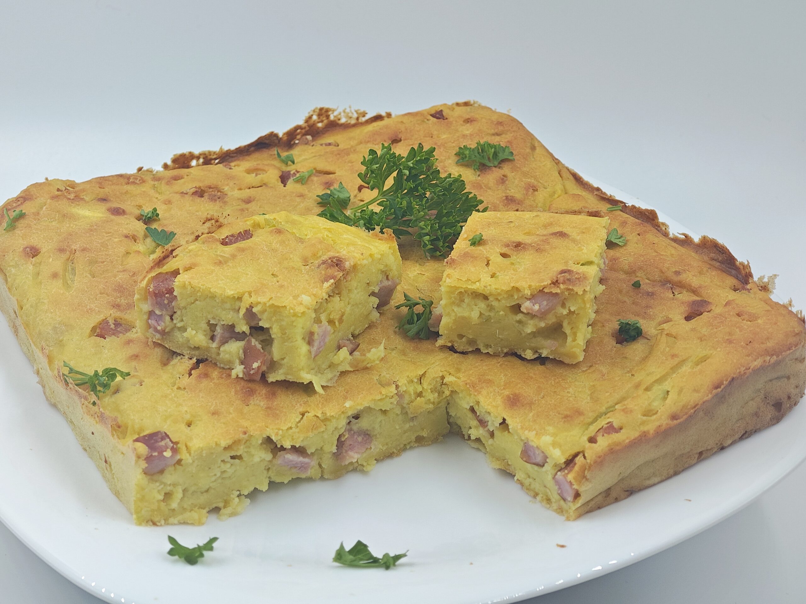 Tarte salée aux courgettes et jambon