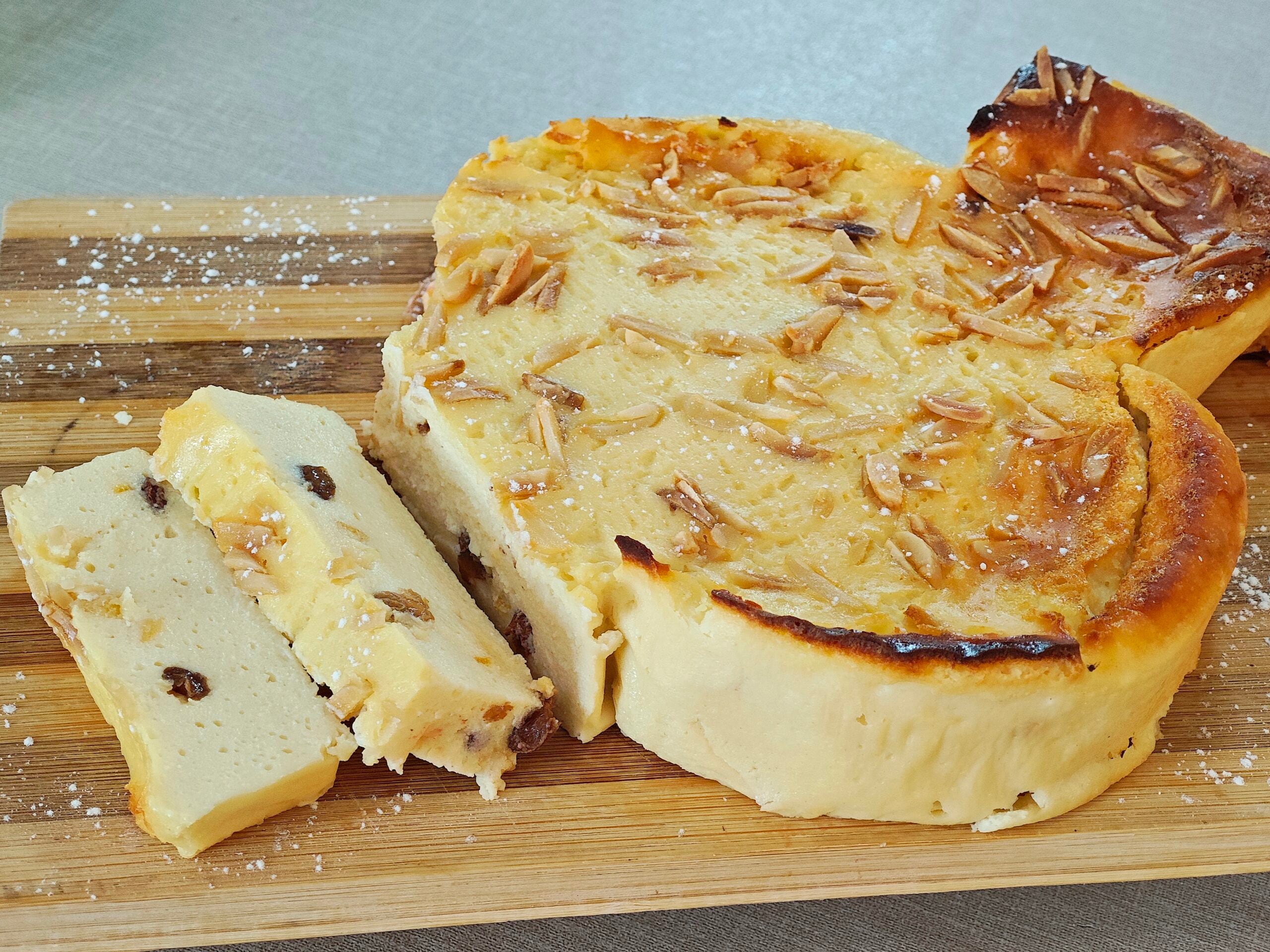 Gâteau colombe à la ricotta sans levure