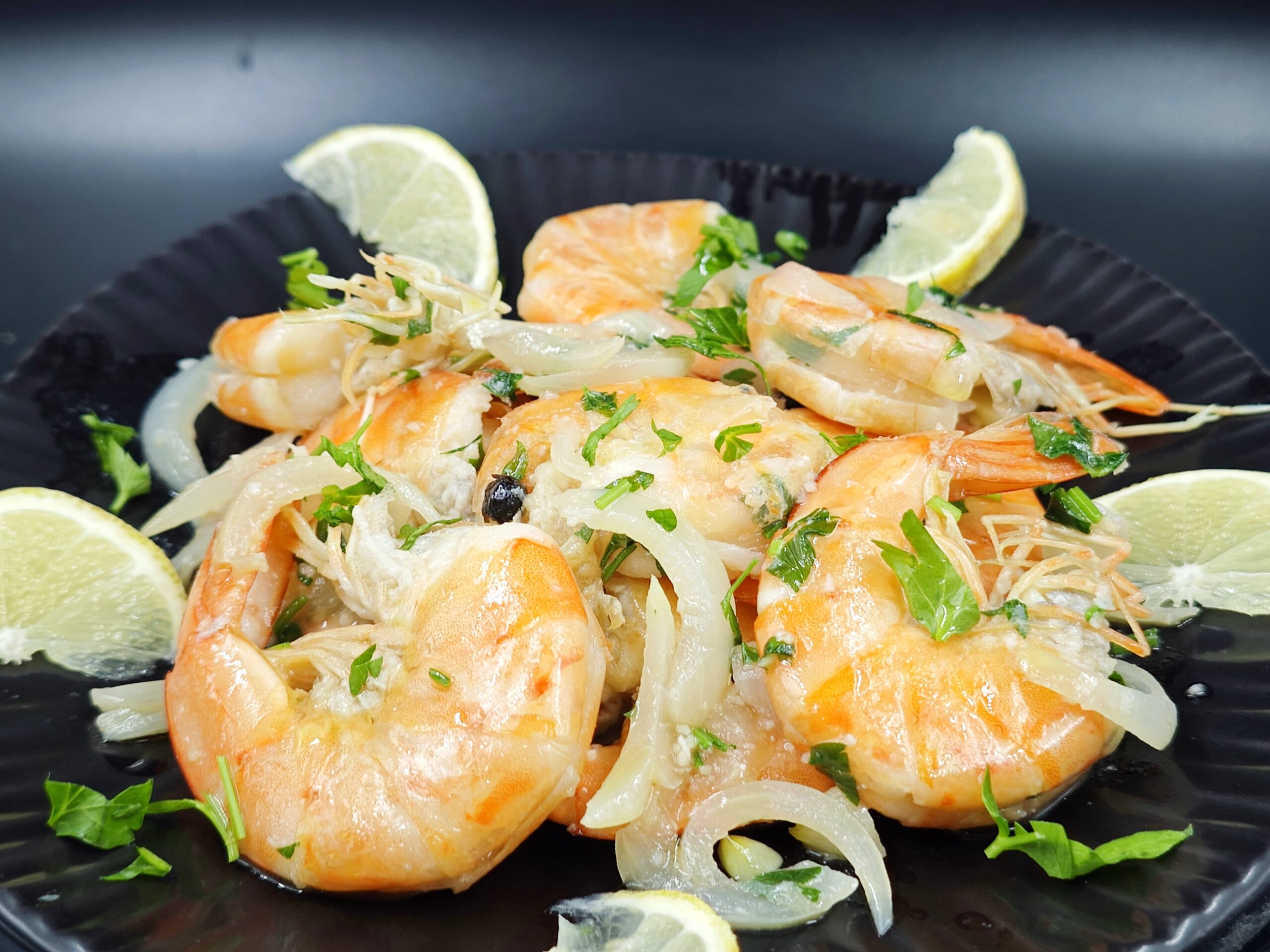 Crevettes au beurre
