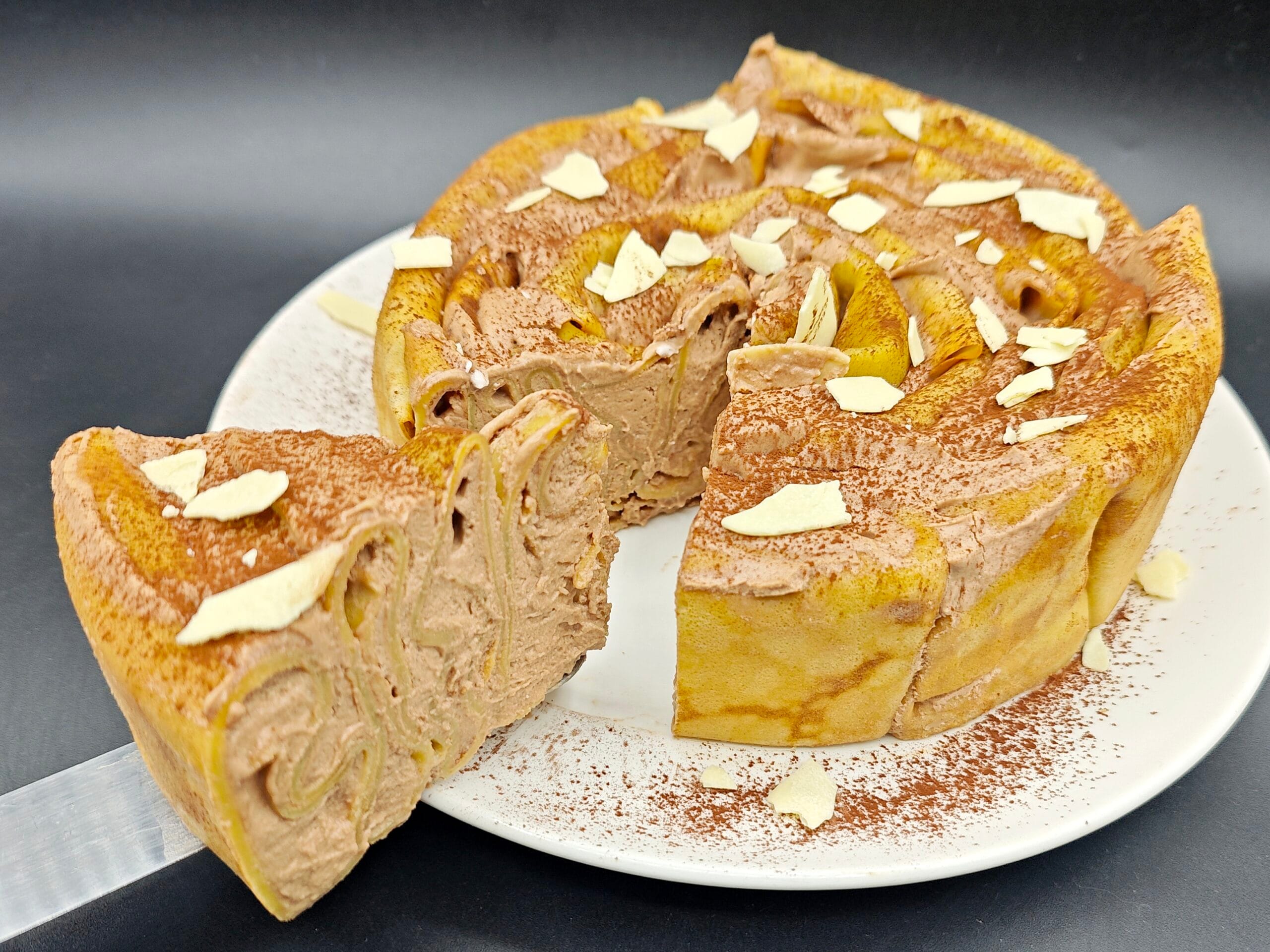 Gâteau de crêpes au chocolat